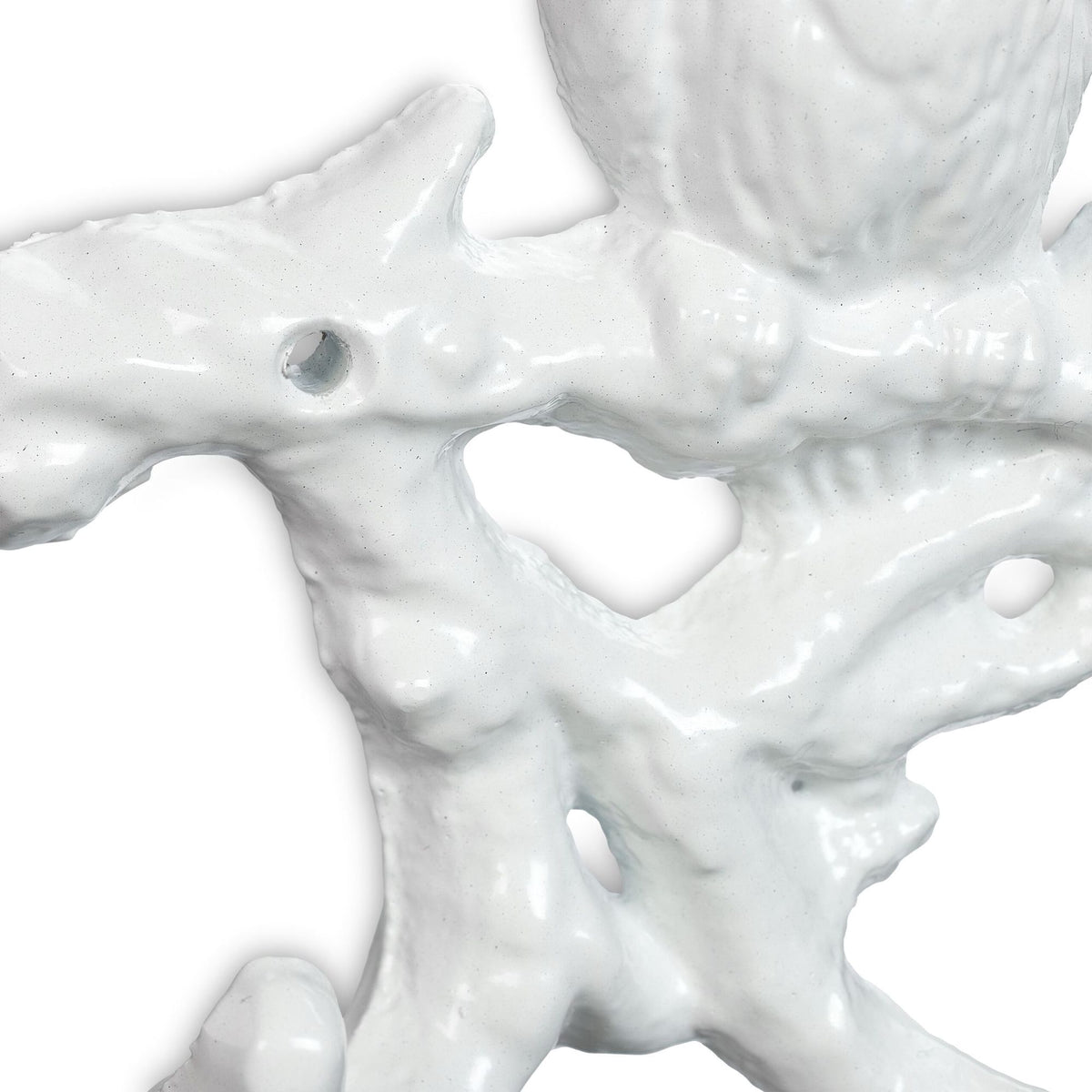 White coat hanger in bird design