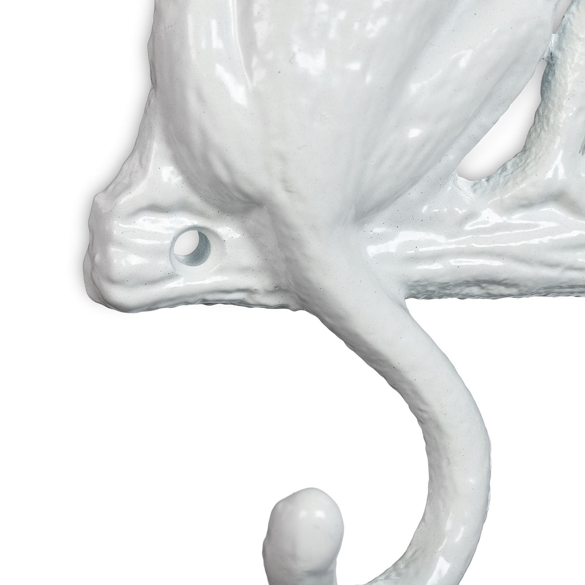 White coat hanger in monkey design