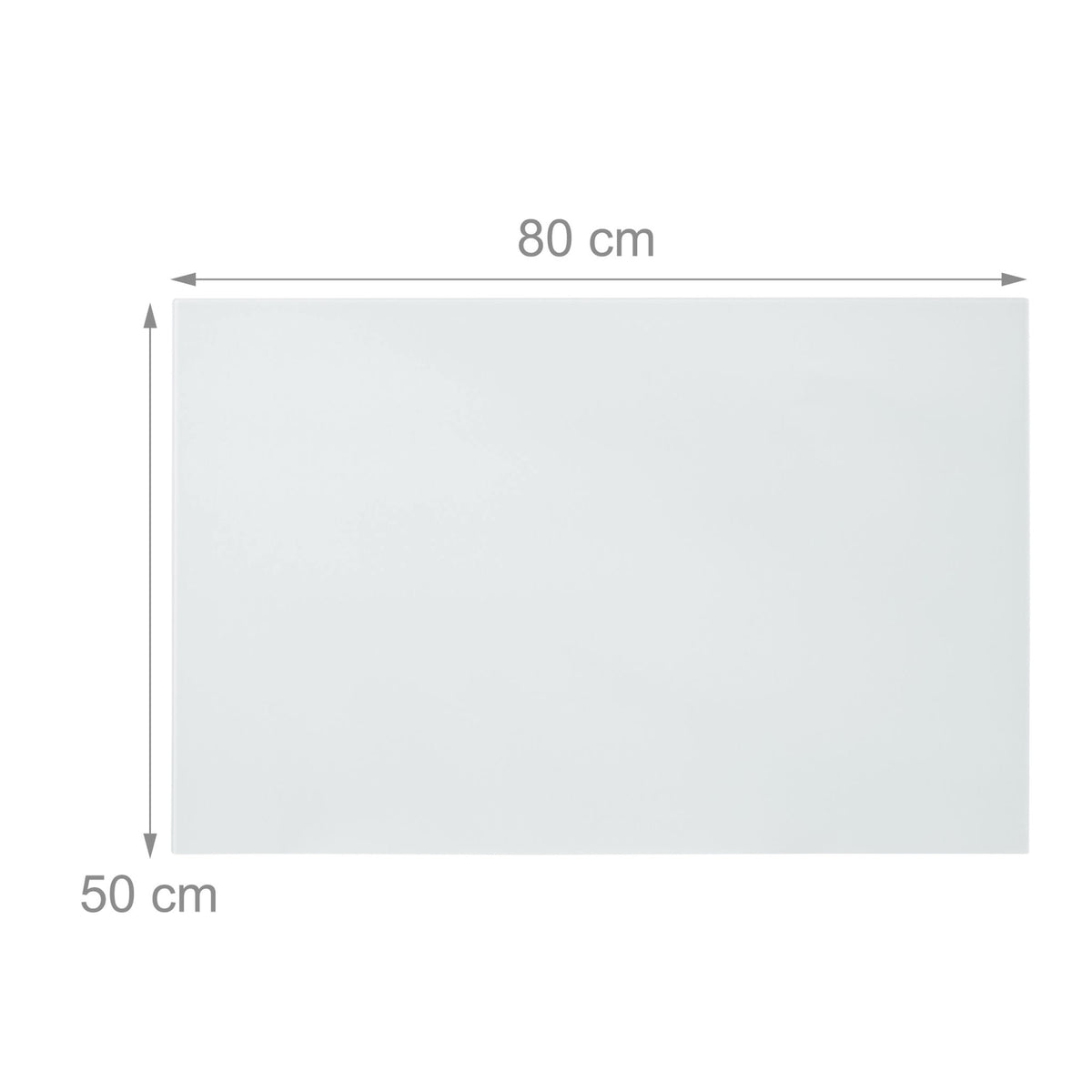 White glass magnetic board