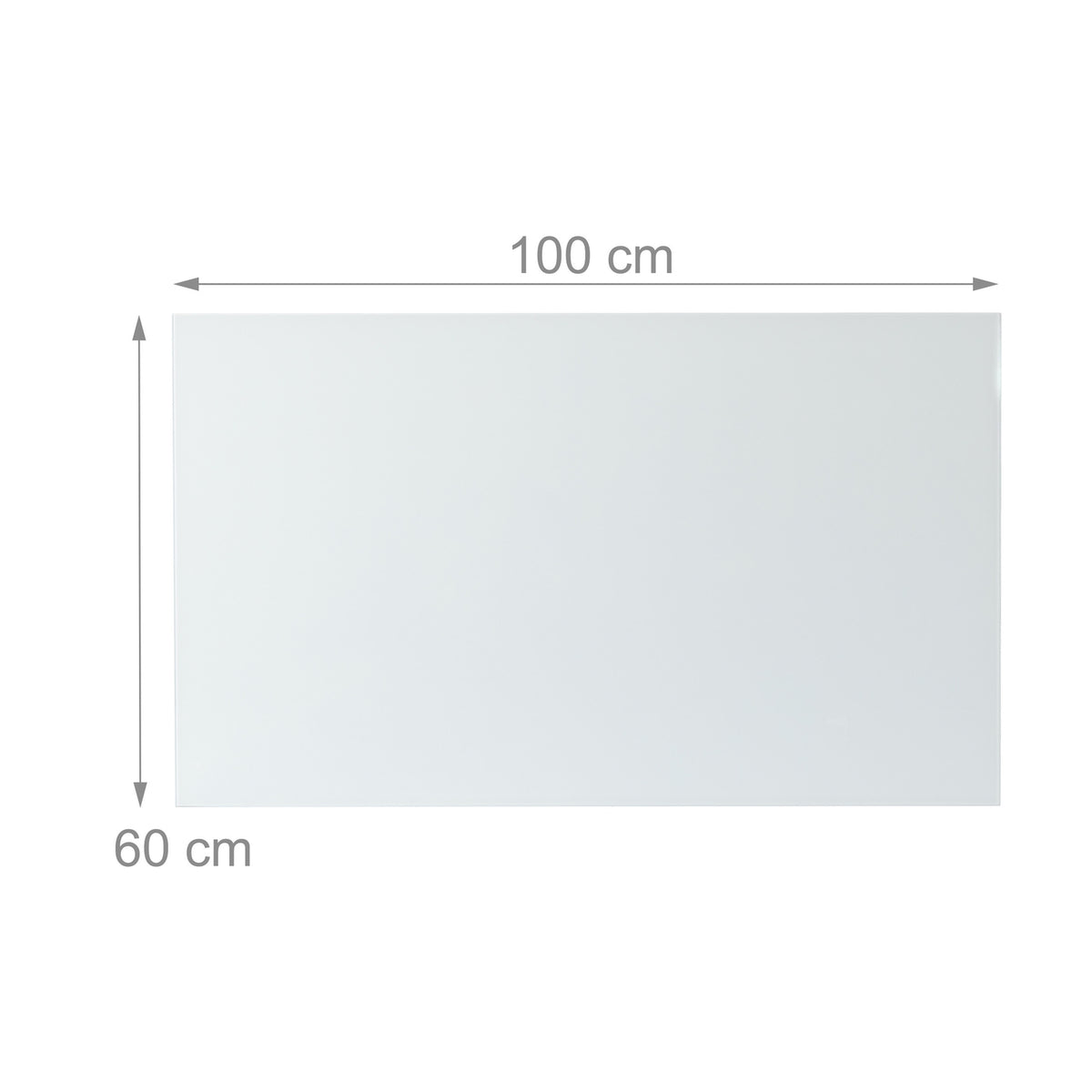 White glass magnetic board