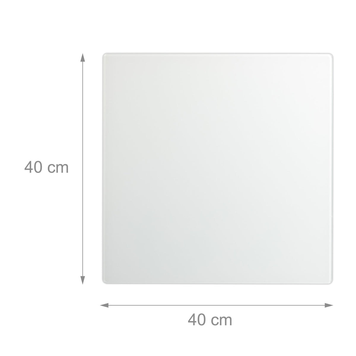White glass magnetic board