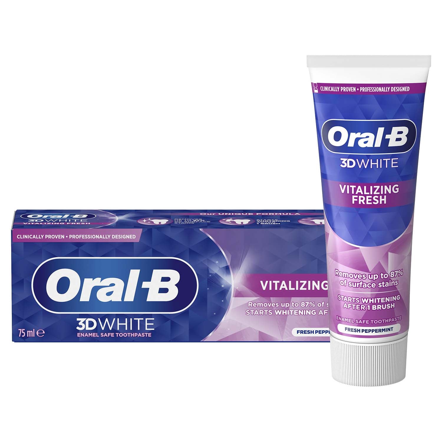 Whitening Toothpaste, Vitalizing Fresh, 75ml