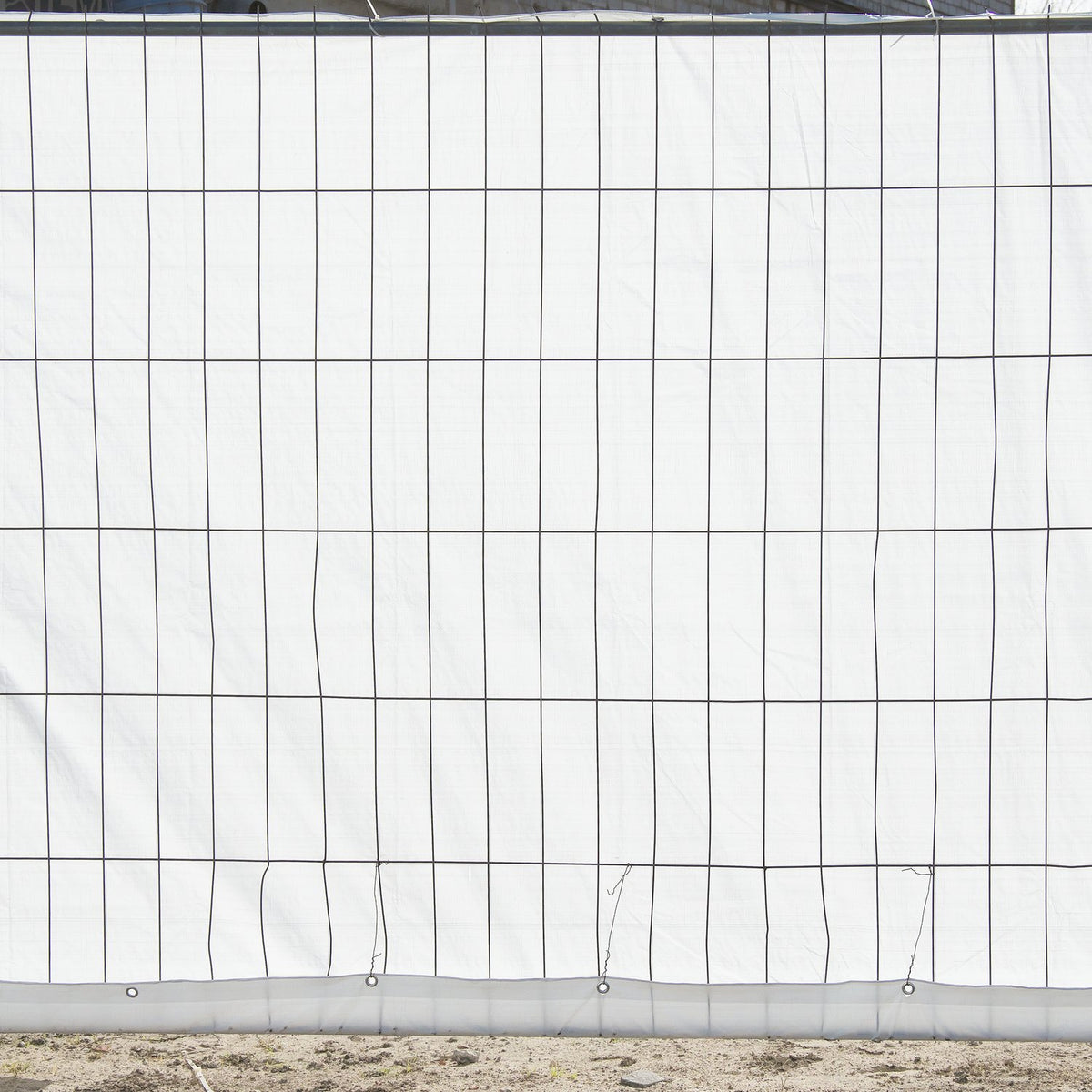 White tarpaulin 120 g/m²