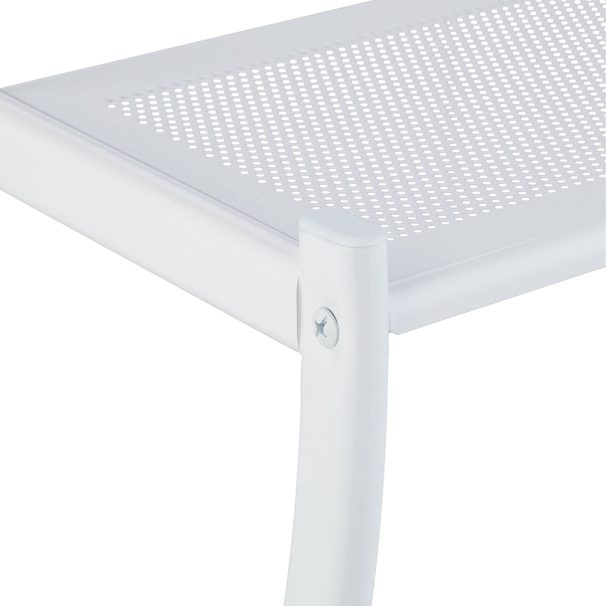 White towel rail for the wall