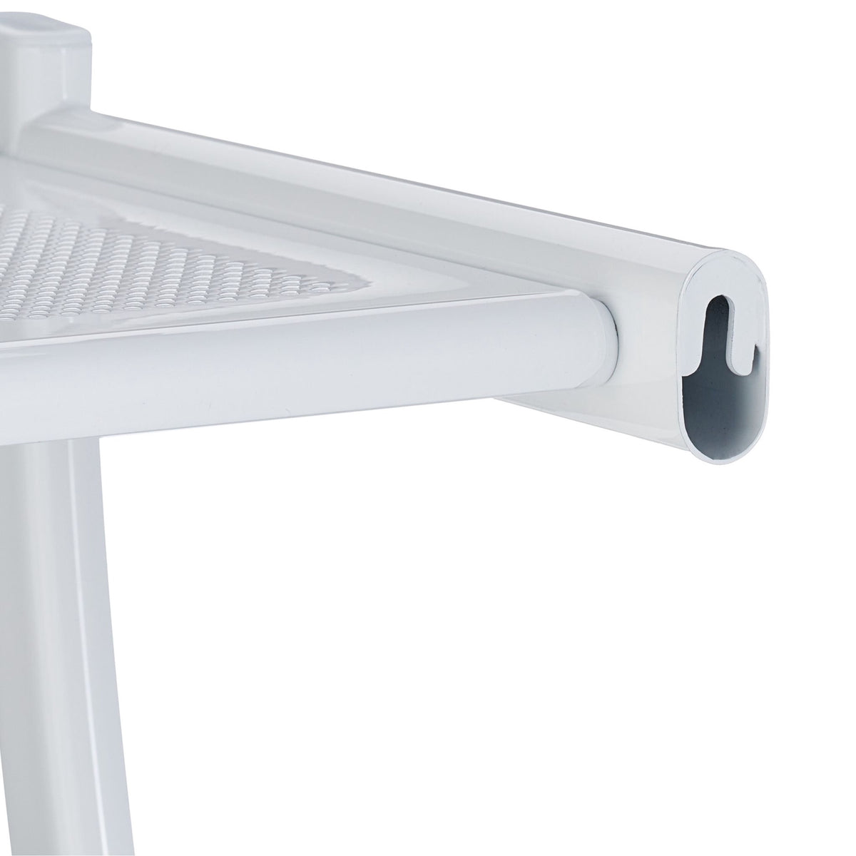 White towel rail for the wall
