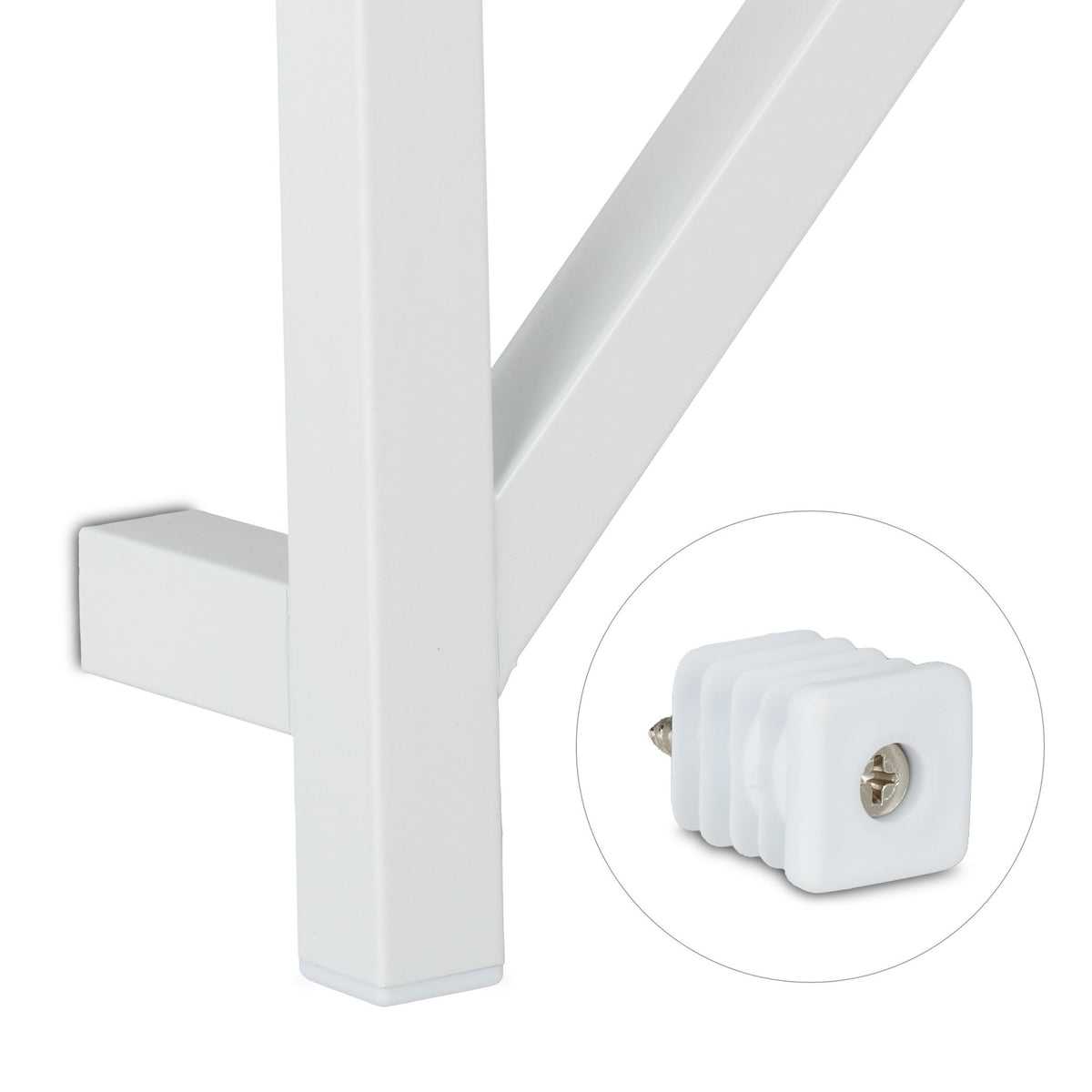 White tree-shaped coat hanger