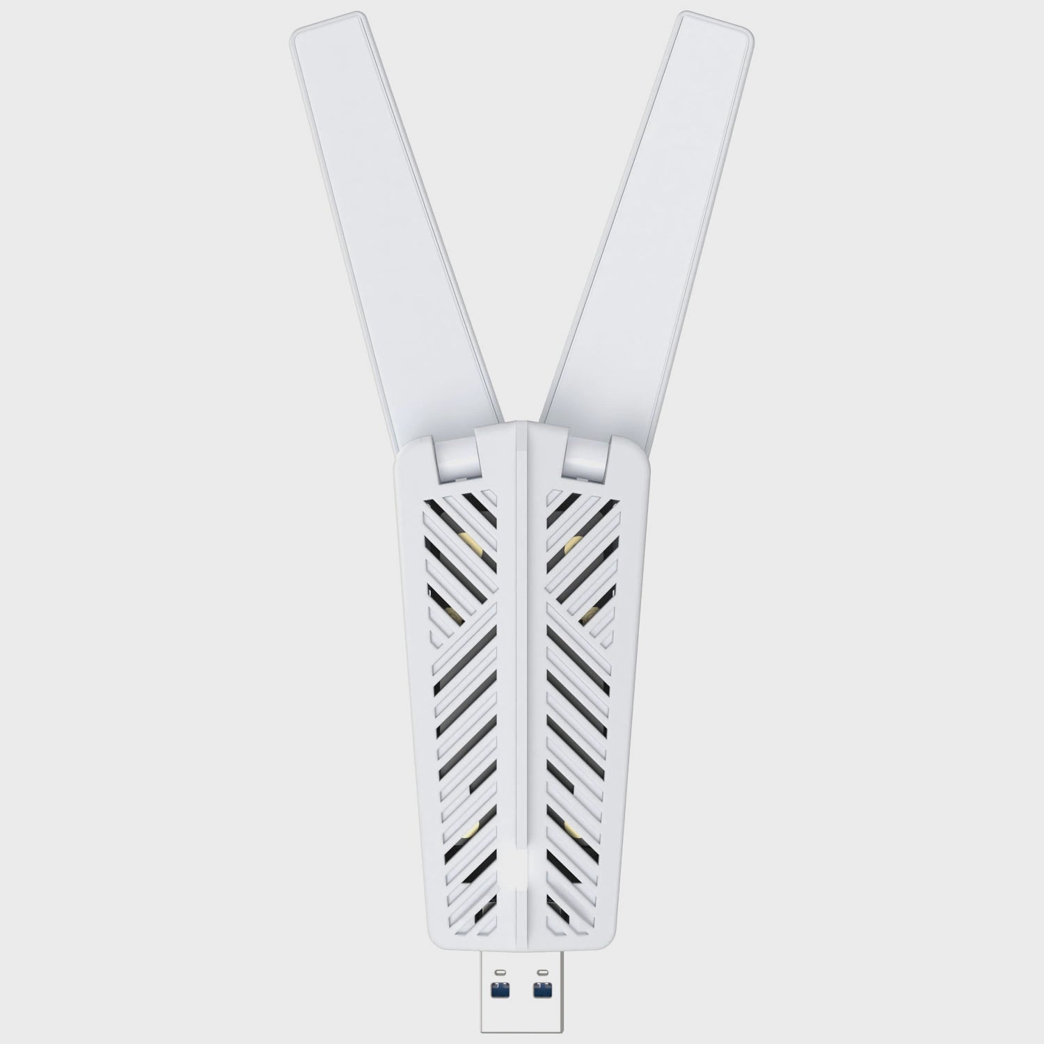 Wi-Fi 7 USB Adapter, Tri-Band, Foldable Antennas