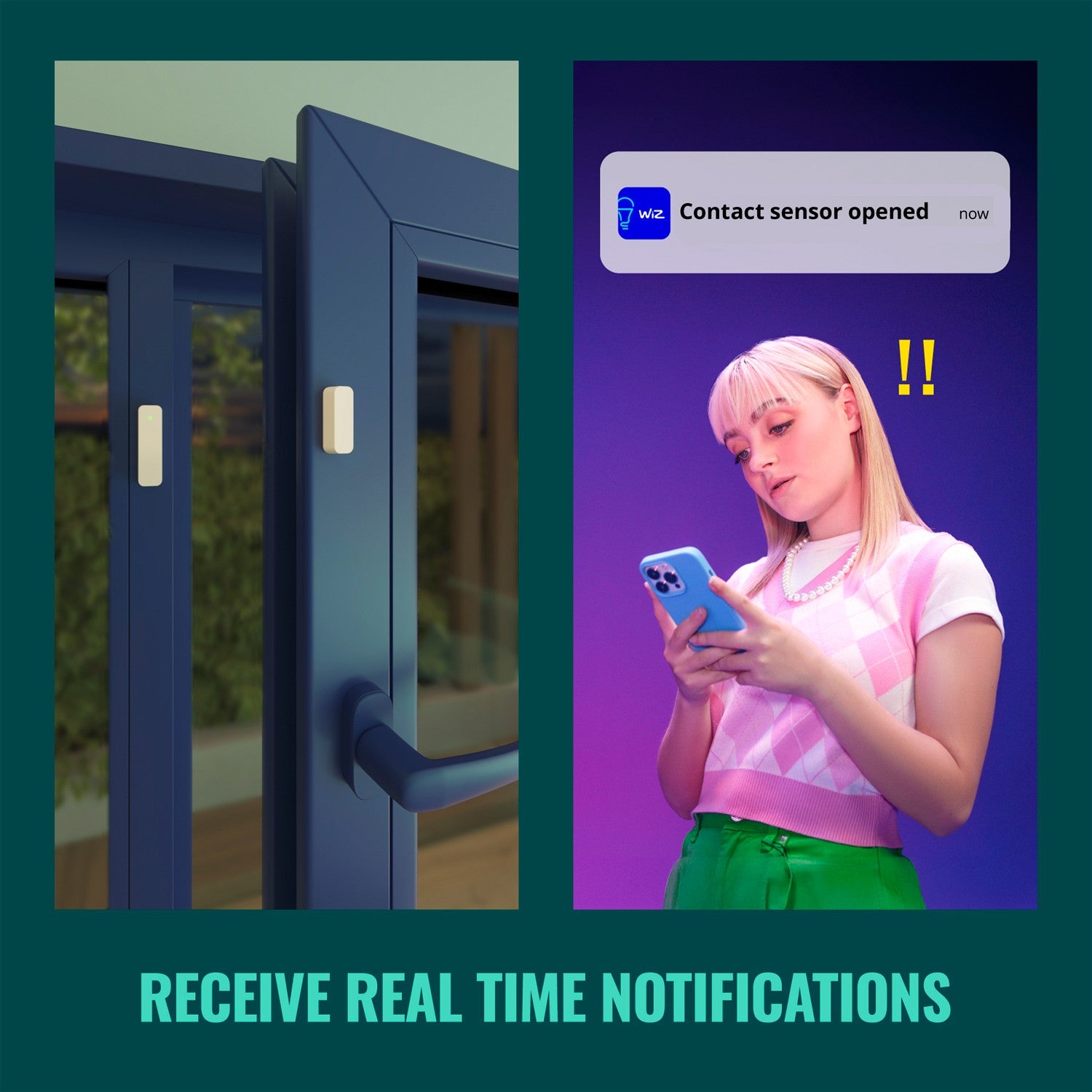 WiFi Smart Contact sensor 1-pack