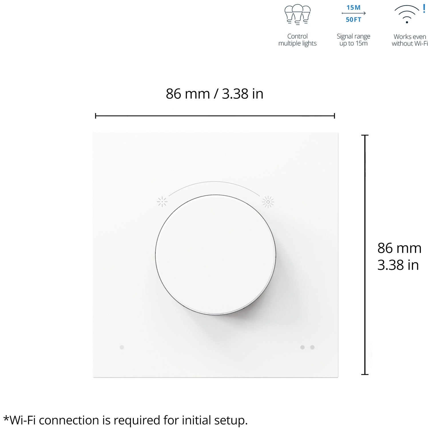 WiFi Smart Dimmer Dial switch