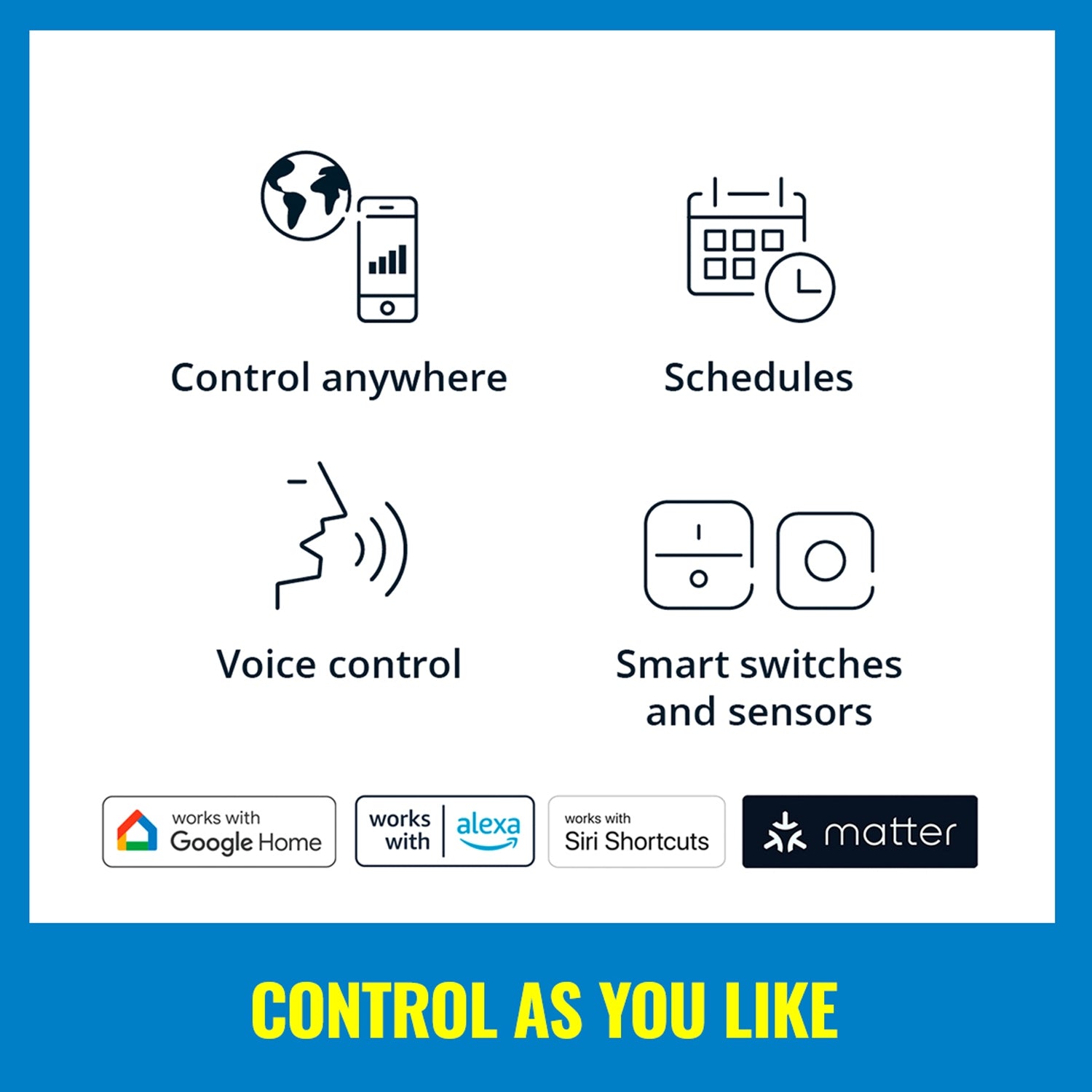 WiFi Smart Elpas pedestal Color + Warm-cold white 12V Starter kit