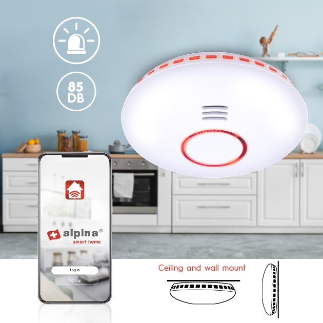 WiFi Smart Fire Alarm (Smoke+Heat)