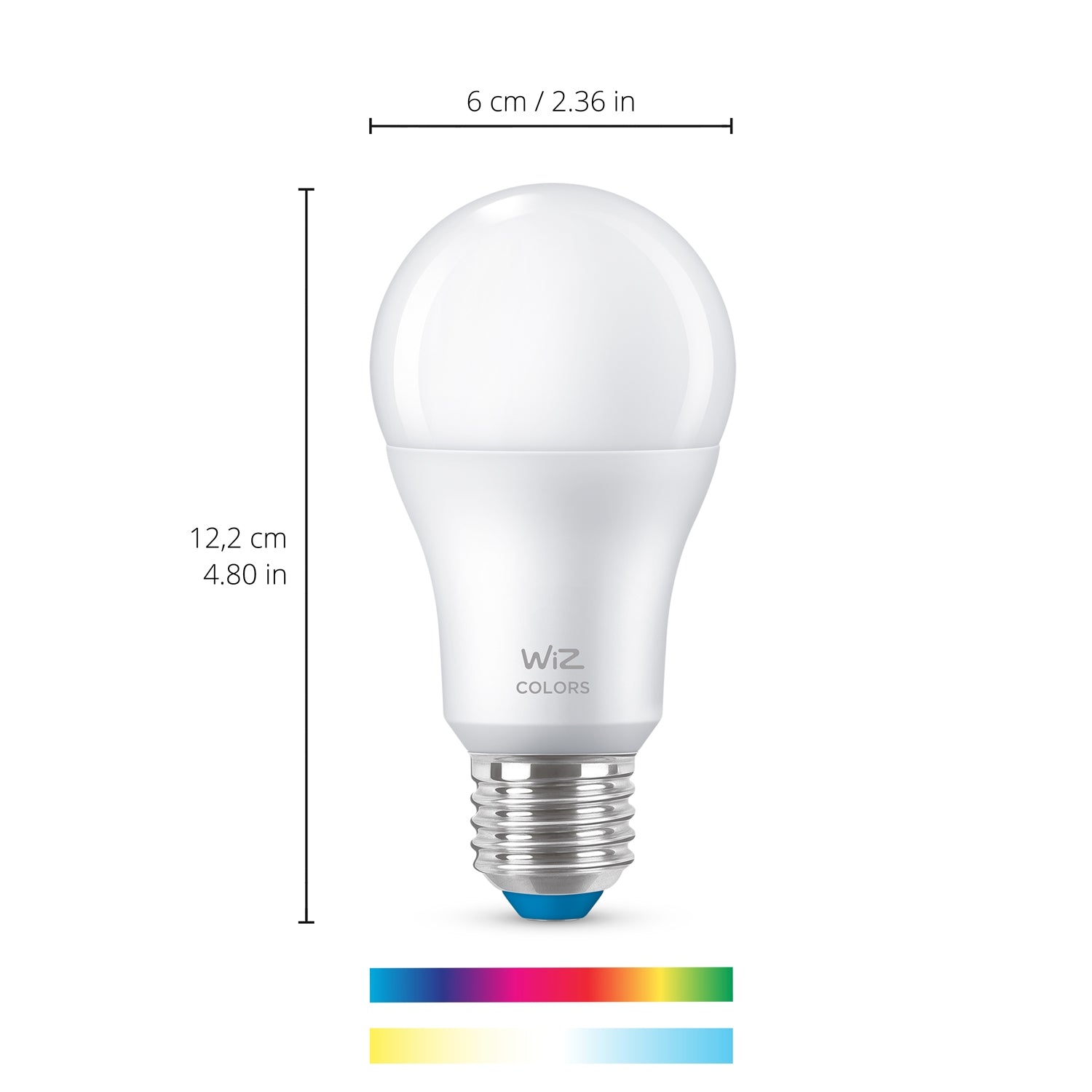 WiFi Smart LED E27 60W Color + Warm-cool white 3-pack