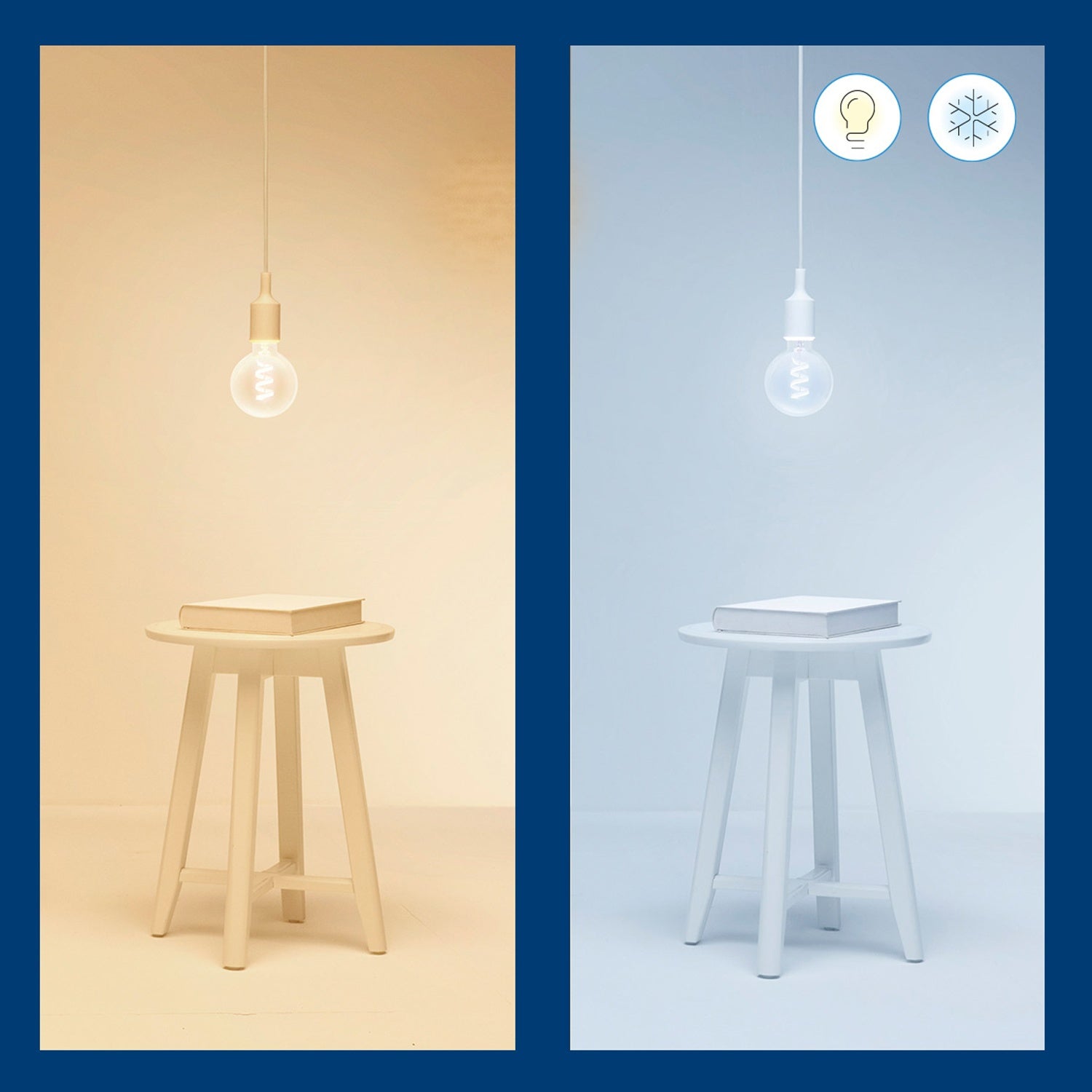 WiFi Smart LED E27 G95 40W Filament Color + Warm-cool white 470lm