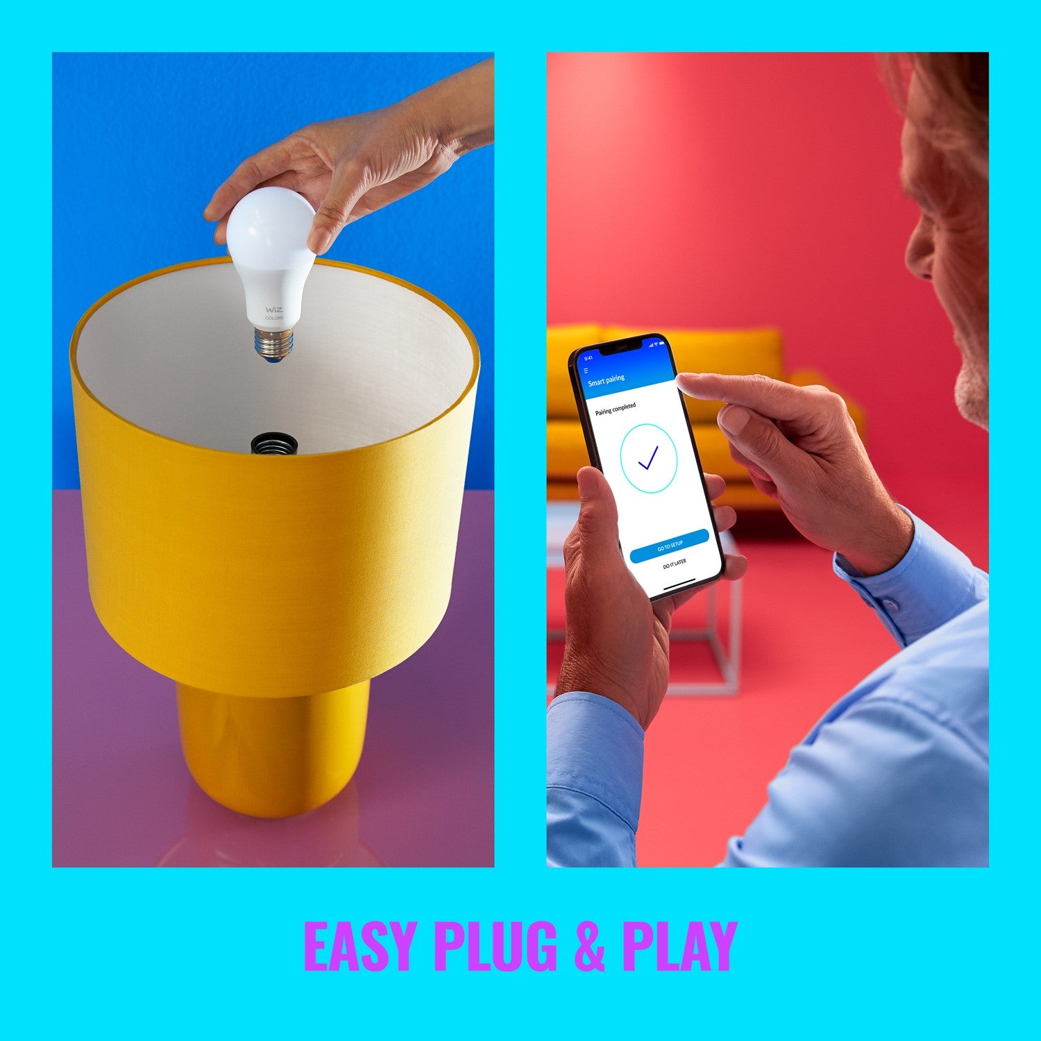 WiFi Smart LED E27 Normal 60W Color 1-p Promo