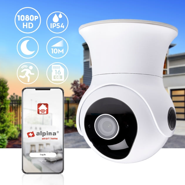 WiFi Smart Outdoor Camera 1080p Rotatable