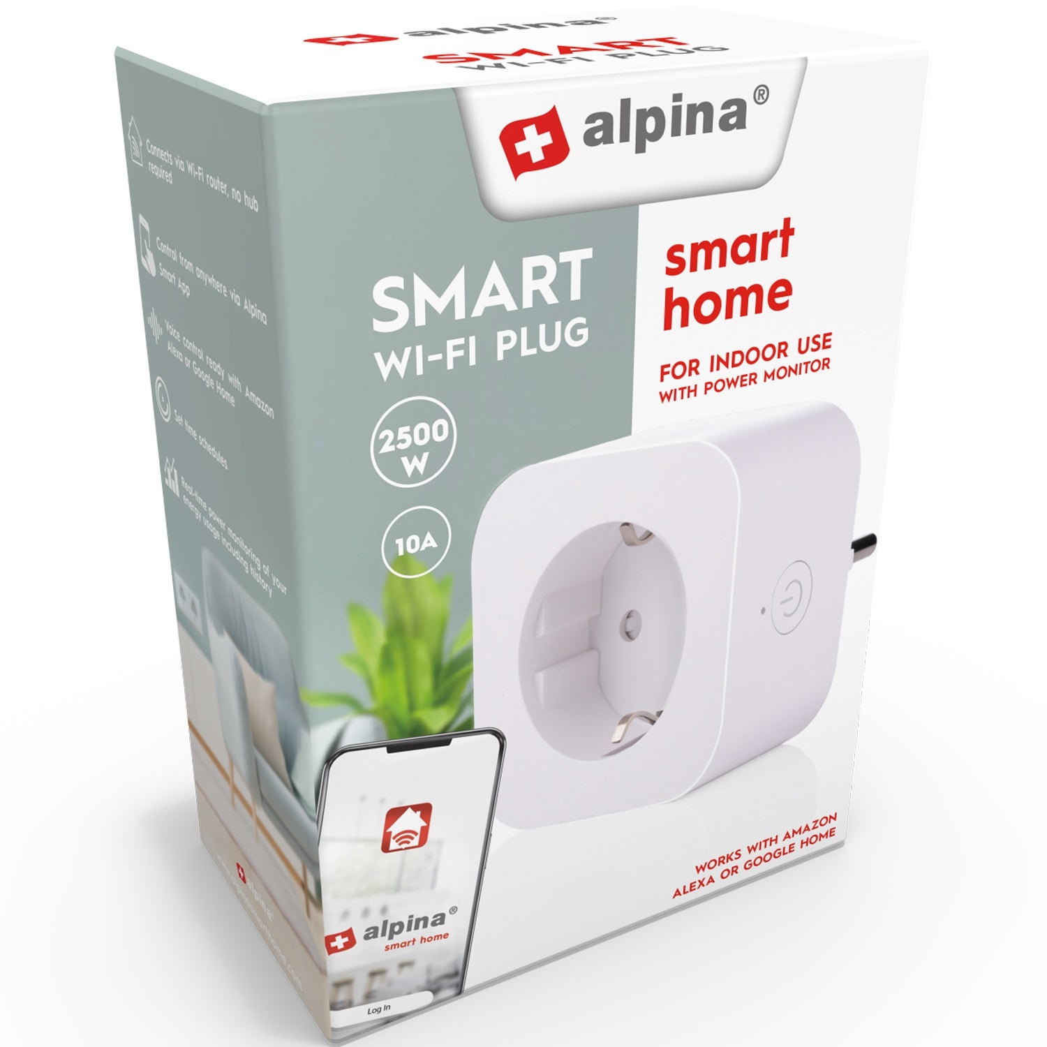 WiFi Smart Plug 2300W with Energy Metering