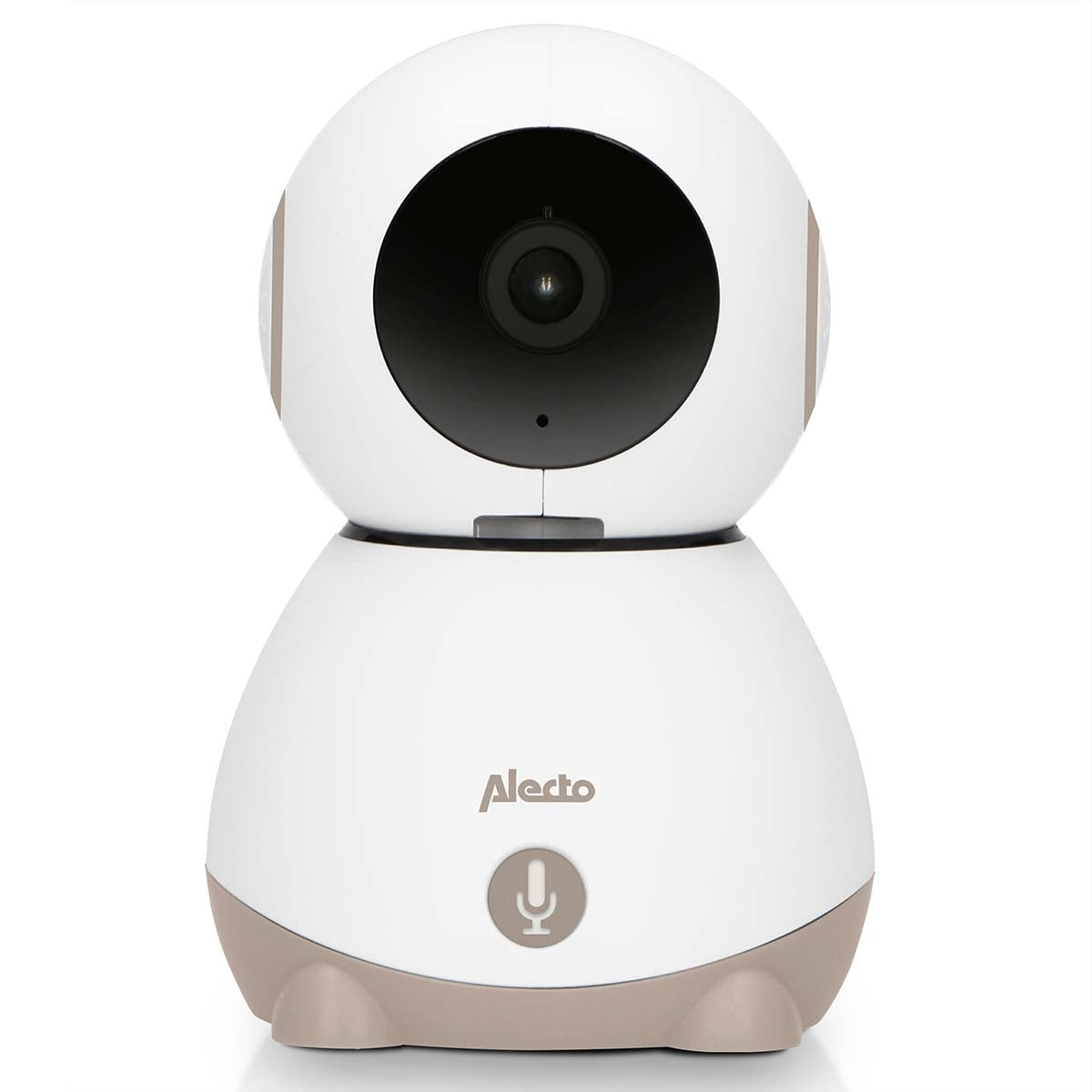 Wi-Fi baby monitor with camera White/Taupe