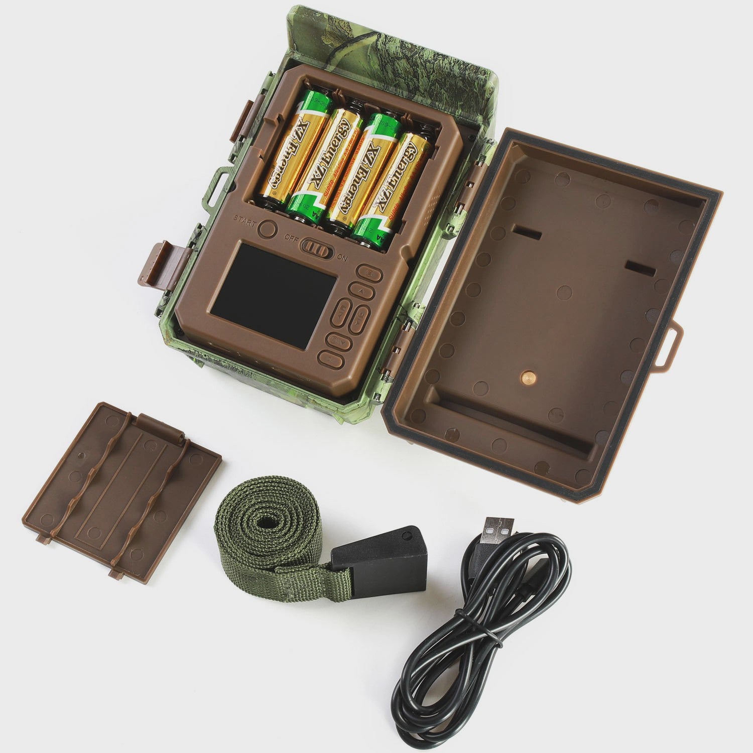 Wildlife Camera with Solar Panel, Bluetooth, Wi-Fi, IP67