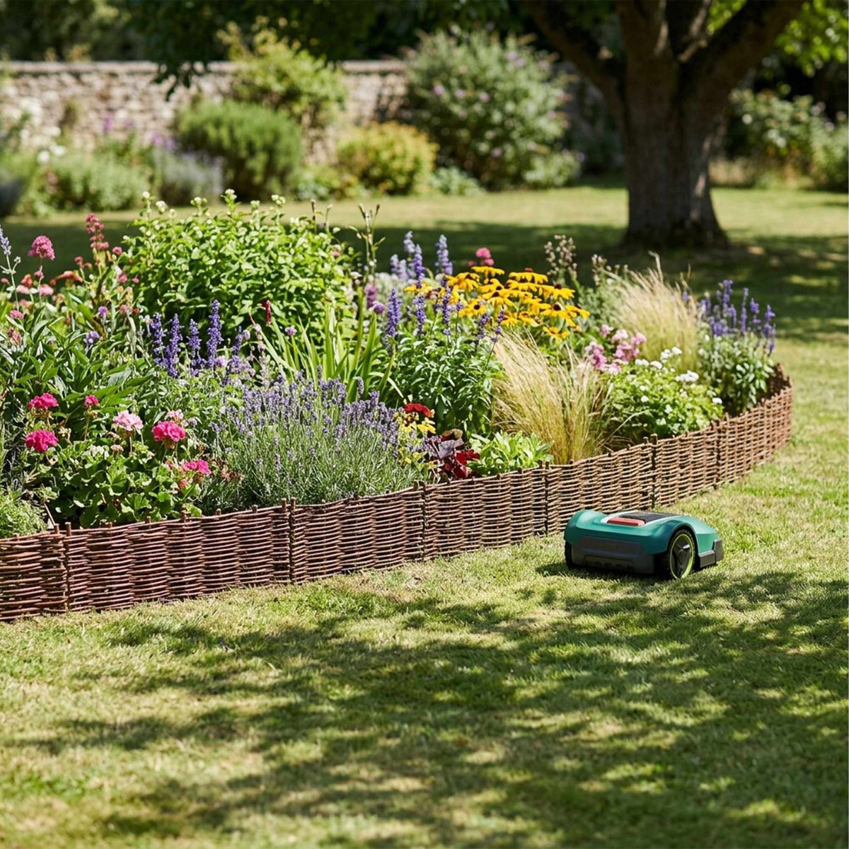 Willow Garden Border, Flexible Wicker Bed Edging