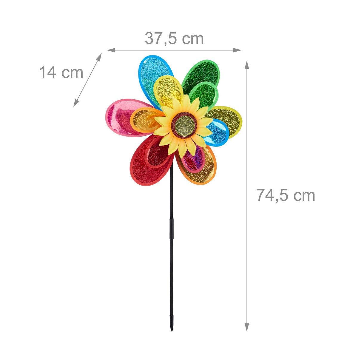 Windswept flower