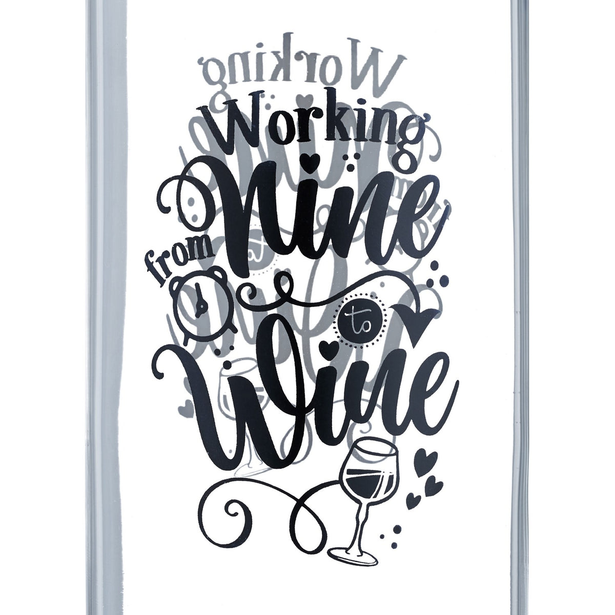 Wine Bottle Glass – Holds 750ml, Fun Gift for Wine Lovers