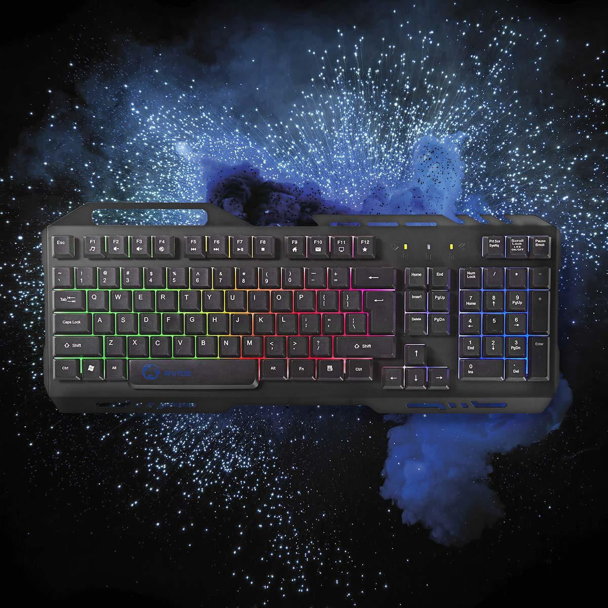 Wired Gaming Keyboard | USB 2.0 | Membrane keys | LEDs | US International | US Layout | USB Power | Power cable length: 1.50 m | Game