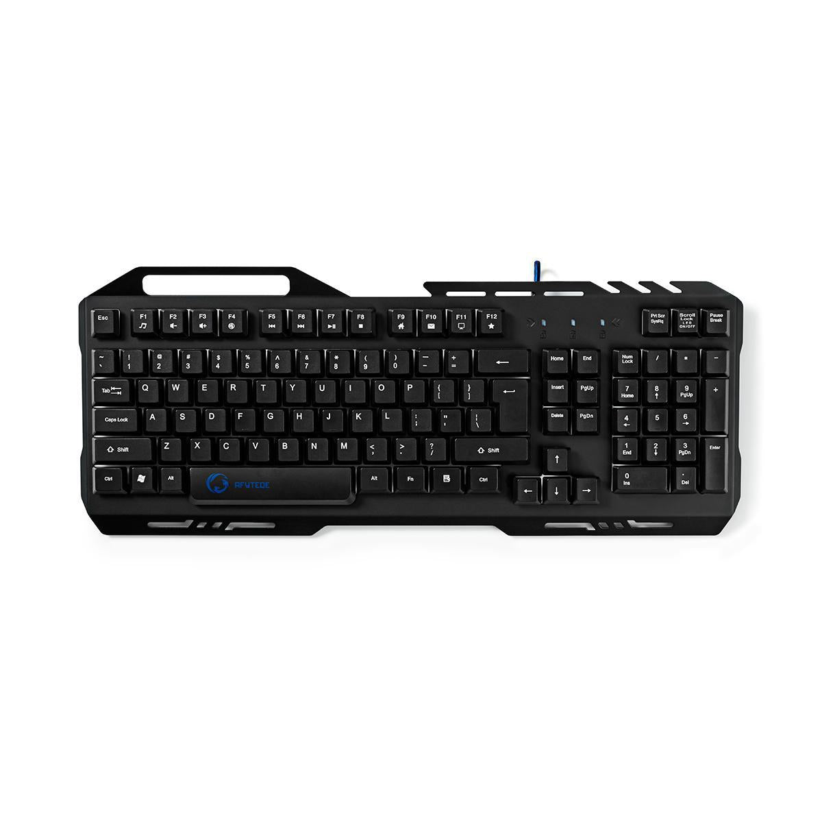 Wired Gaming Keyboard | USB 2.0 | Membrane keys | LEDs | US International | US Layout | USB Power | Power cable length: 1.50 m | Game