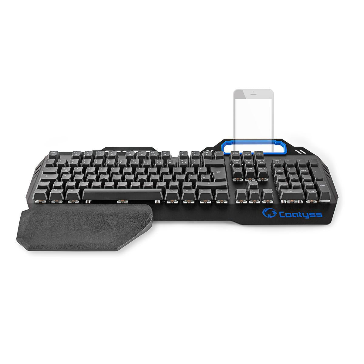 Wired Gaming Keyboard | USB | Mechanical Keys | RGB | German | DE Layout | USB Power | Power cable length: 1.70 m | Game