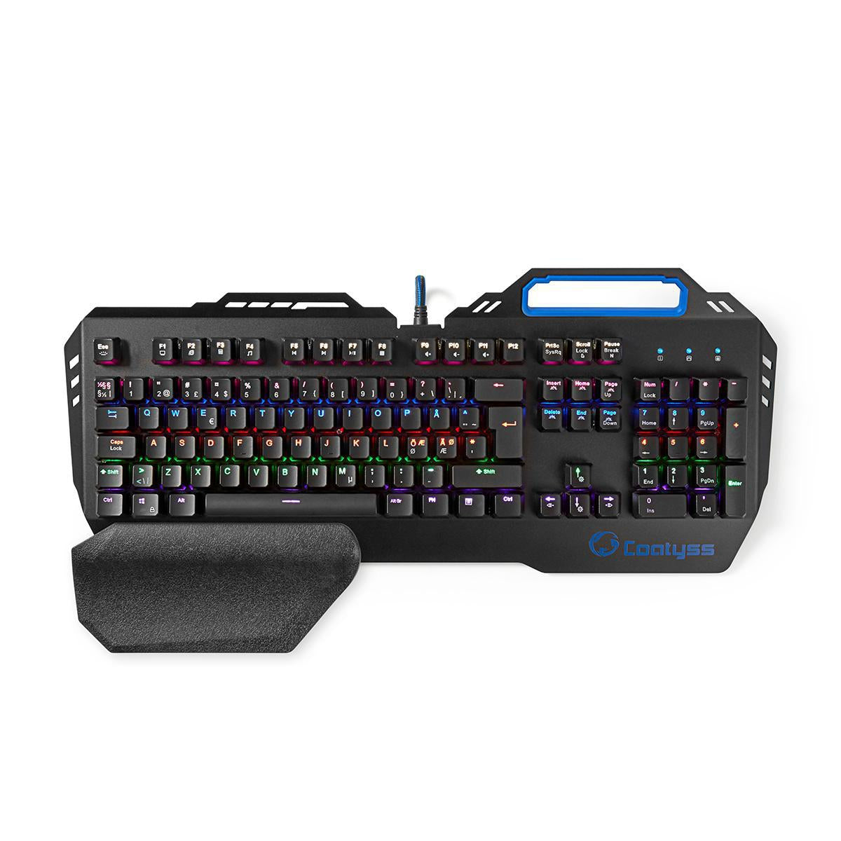 Wired Gaming Keyboard | USB | Mechanical Keys | RGB | Nordic | ND Layout | USB Power | Power cable length: 1.70 m | Game