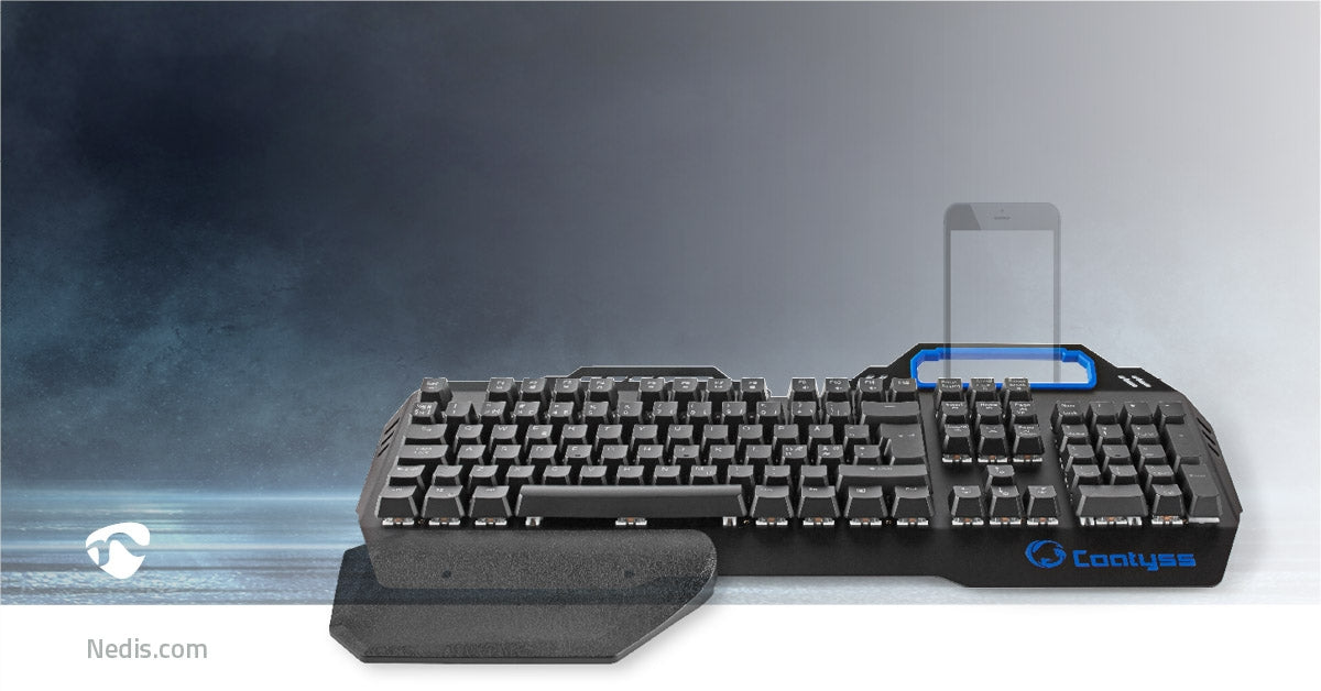 Wired Gaming Keyboard | USB | Mechanical Keys | RGB | Nordic | ND Layout | USB Power | Power cable length: 1.70 m | Game