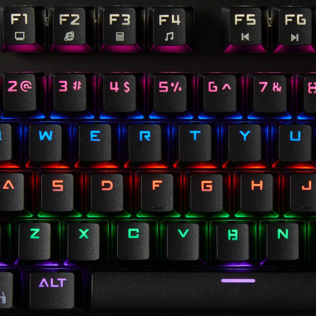 Wired Gaming Keyboard | USB | Mechanical Keys | RGB | US International | US Layout | USB Power | Power cable length: 1.70 m | Game