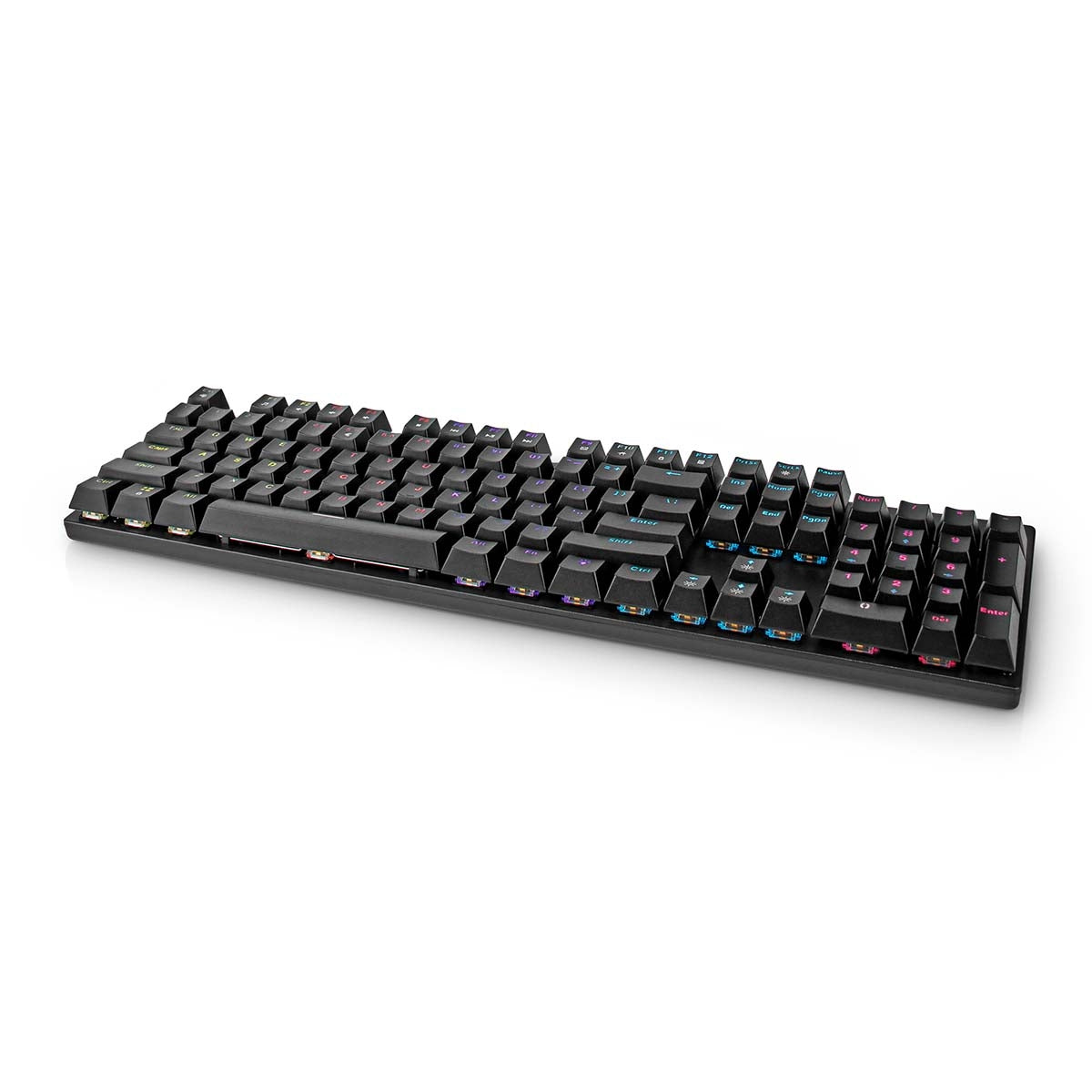Wired Gaming Keyboard | USB Type-A | Mechanical Keys | LEDs | QWERTY | US Layout | USB Power | Power cable length: 1.50 m | Game