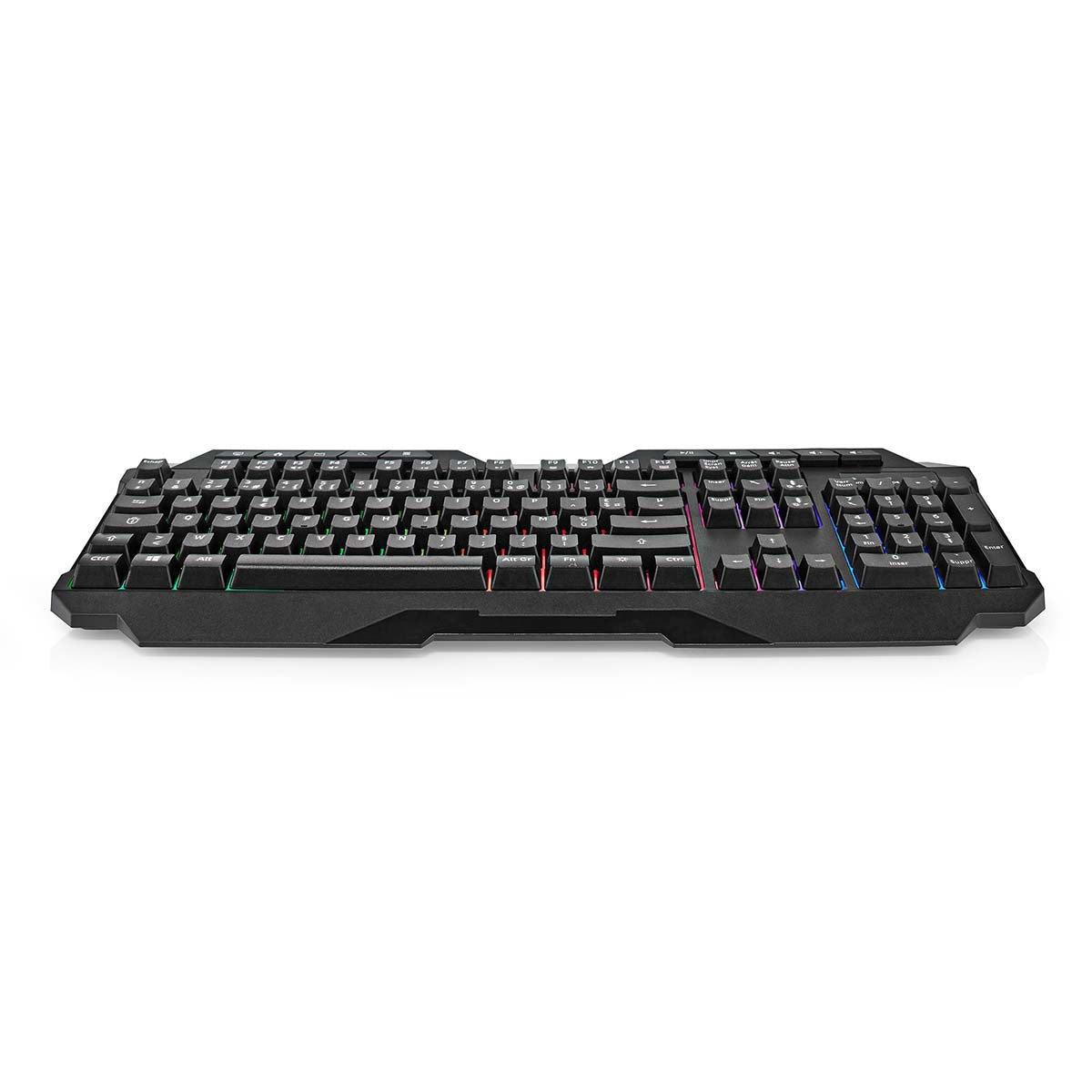 Wired Gaming Keyboard | USB Type-A | Membrane keys | LEDs | AZERTY | FR Layout | USB Power | Power cable length: 1.30 m | Multimedia