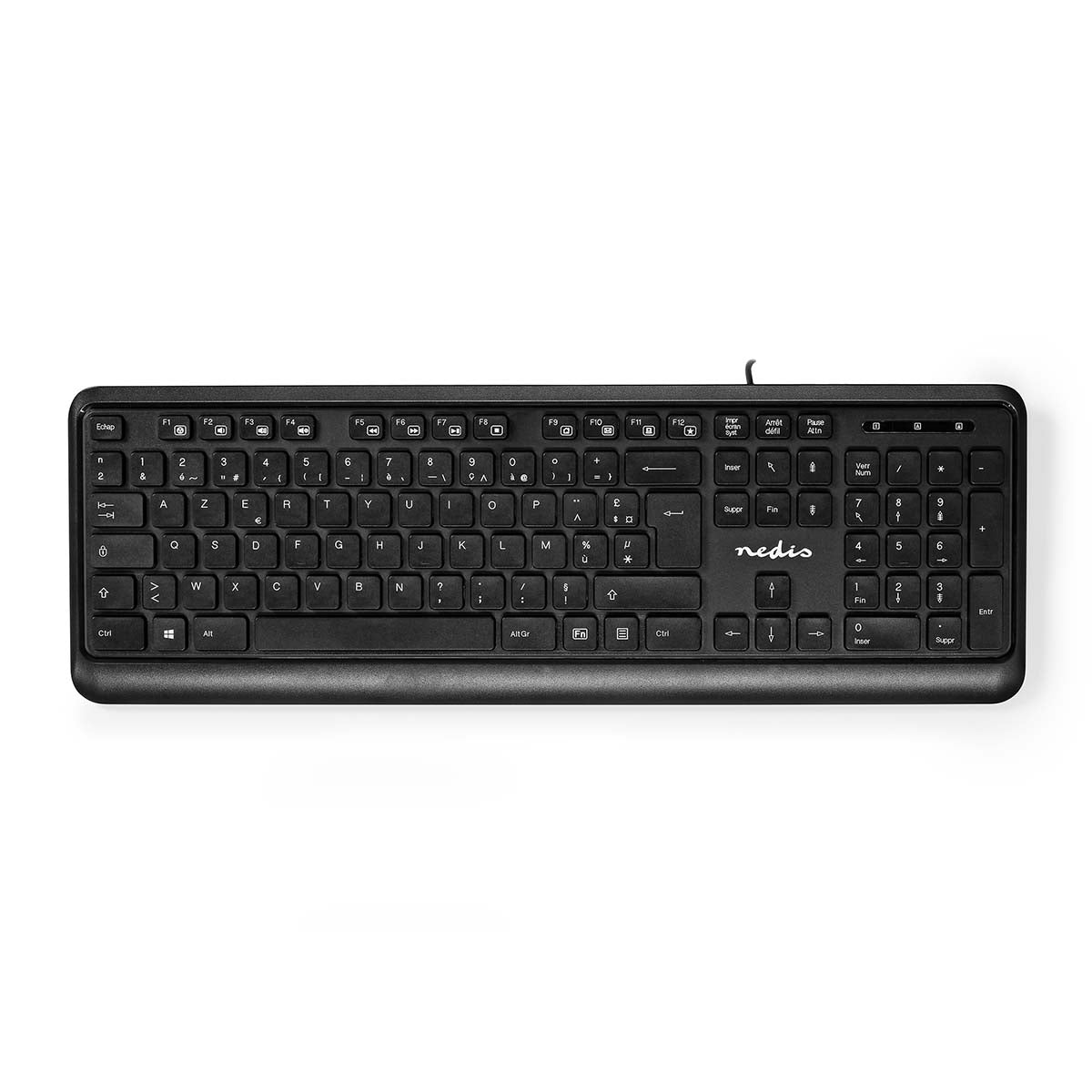 Wired Keyboard | USB-A | Multimedia | AZERTY | FR Layout | Numeric keyboard