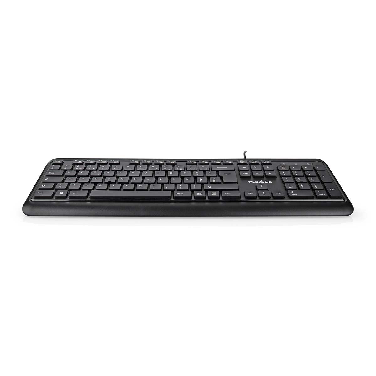 Wired Keyboard | USB-A | Multimedia | AZERTY | FR Layout | Numeric keyboard