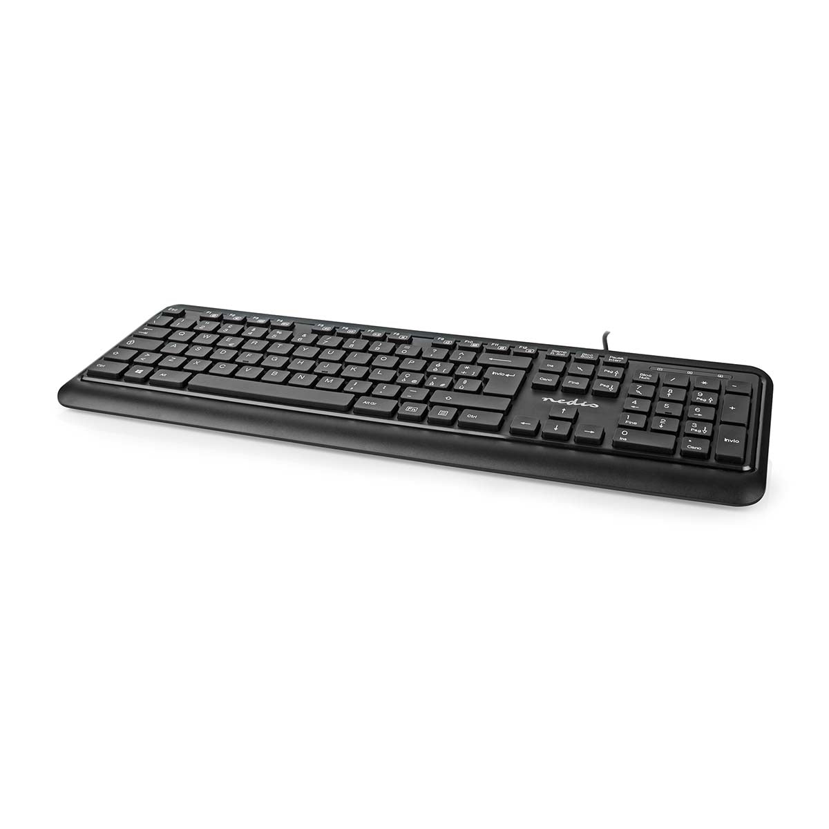 Wired Keyboard | USB-A | Multimedia | QWERTY | IT Layout | Numeric keyboard