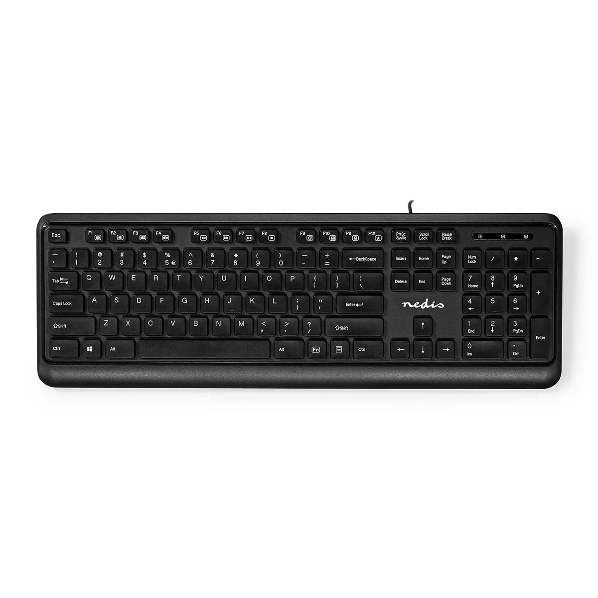 Wired Keyboard | USB-A | Multimedia | QWERTY | US Layout | Numeric keyboard