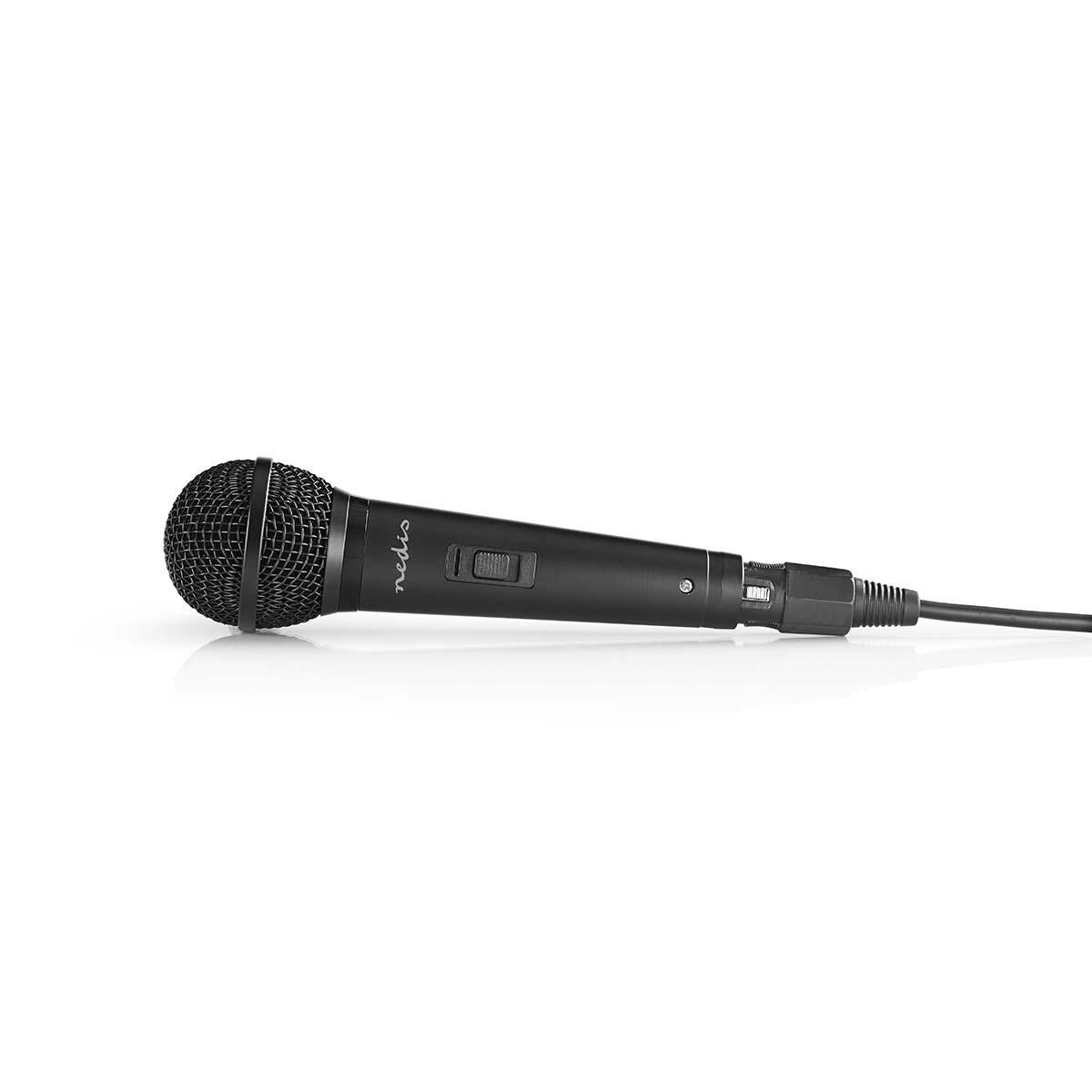 Wired Microphone | Cardioid | Detachable cable | 5.00 m | 80 Hz - 13 kHz | 600 Ohm | -72 dB | On / off button | Suitcase included | ABS / Aluminum | Black