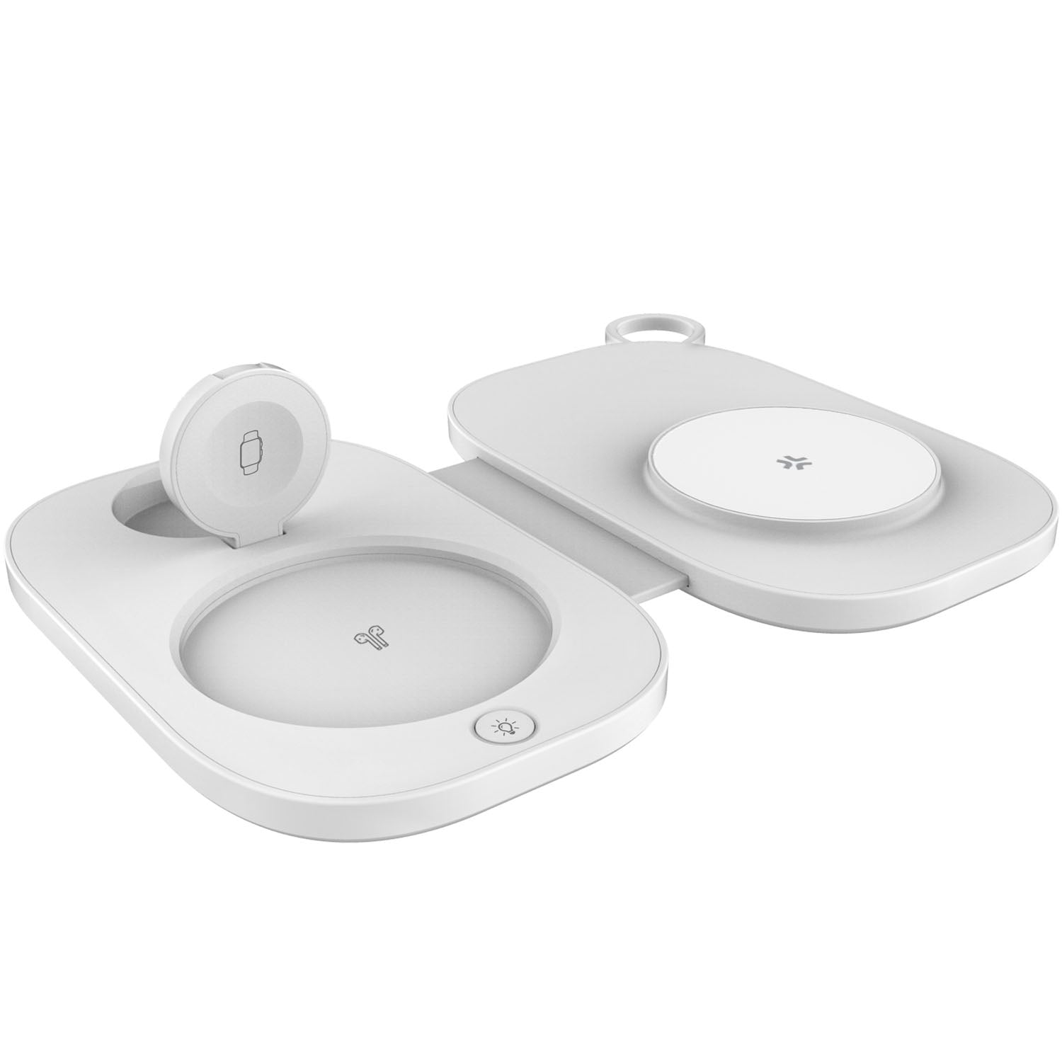 Wireless 3-in-1 Charger, MagSafe Compatible, White