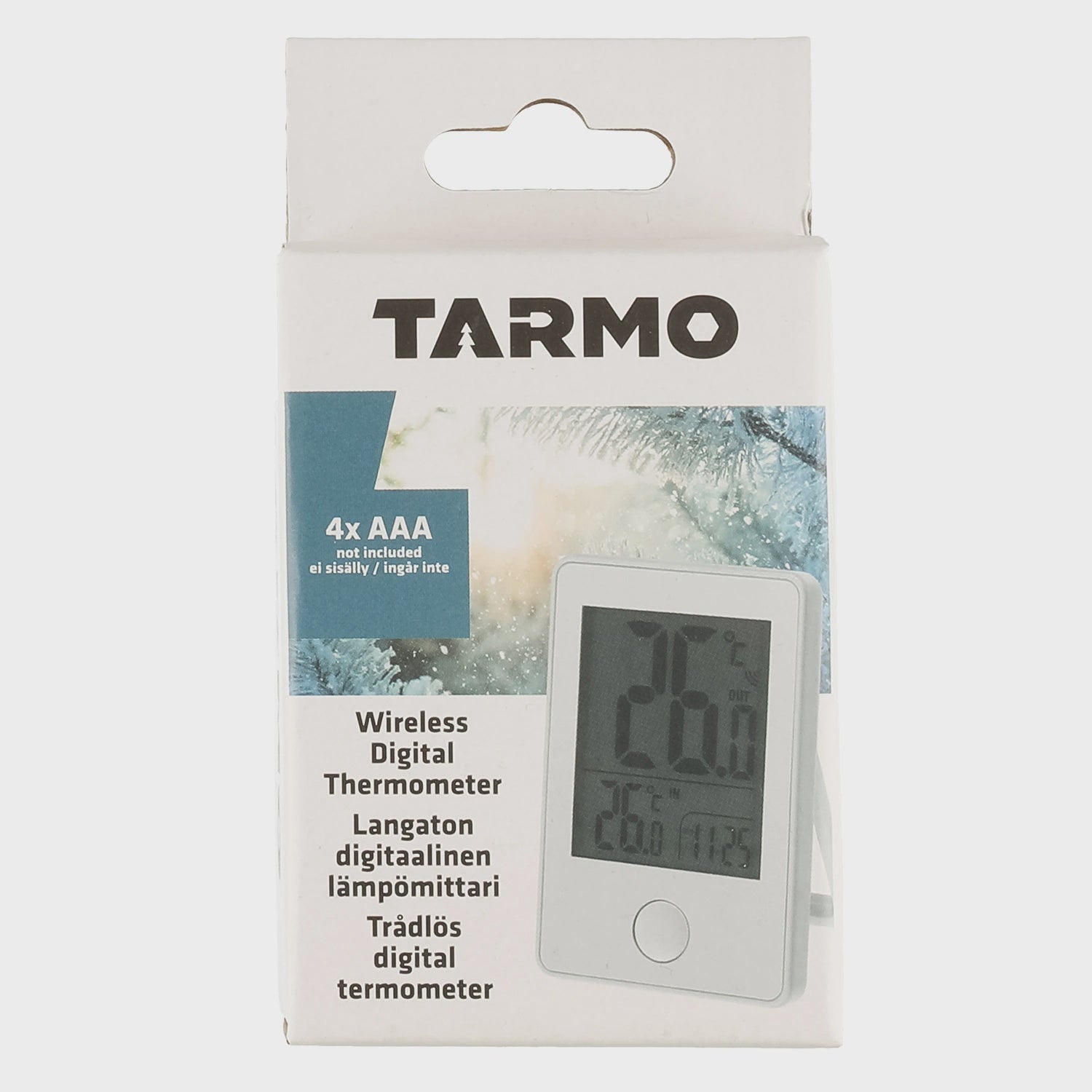 Wireless Digital Indoor/Outdoor Thermometer with Clock
