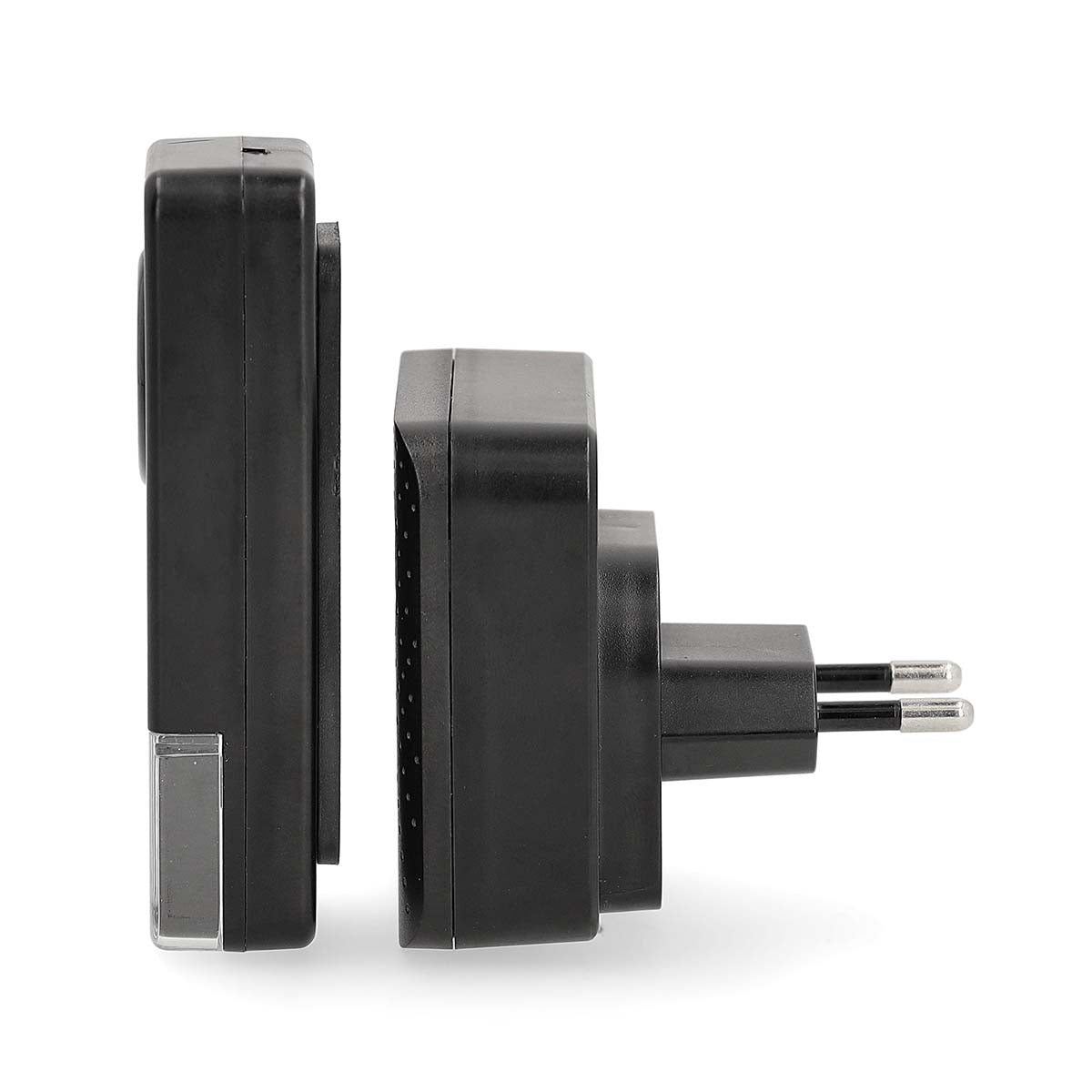 Wireless Doorbell Set | Mains Powered | 100 - 240 V AC 50/60 Hz | 1x 23A 12V | Volume: 110 dB | Signal range: 150 m | IP55 | Adjustable volume | 58 Melodies | 3 Receivers | Black
