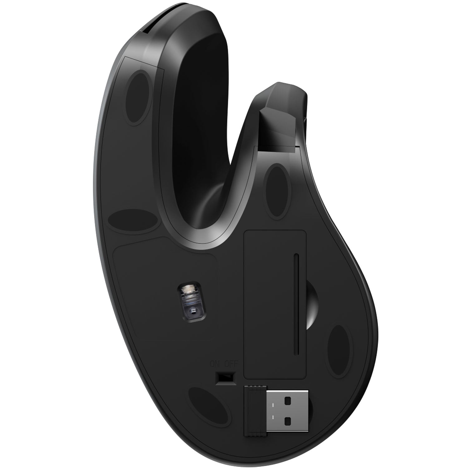 Wireless Ergonomic Vertical Mouse, 6 Buttons, 3200 DPI