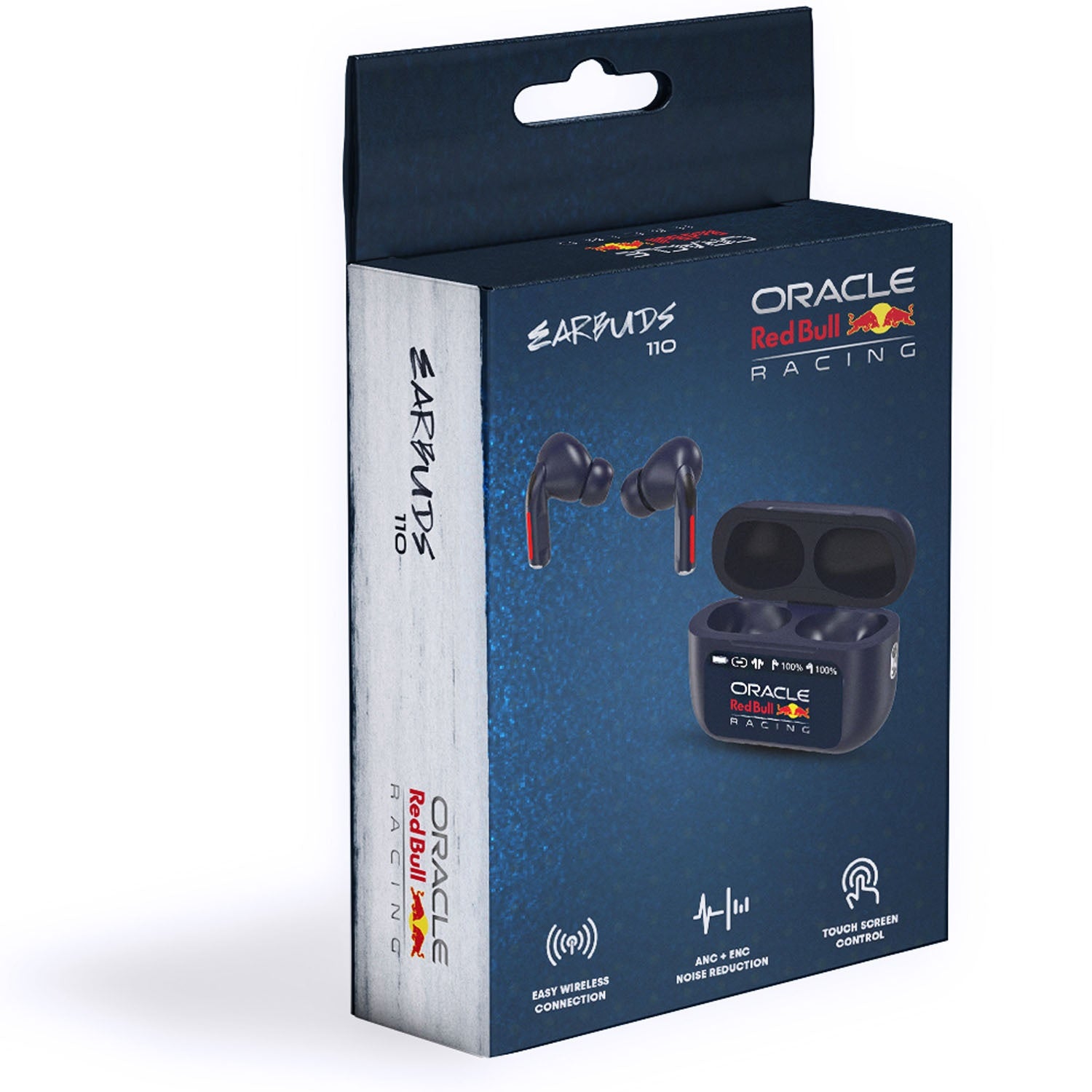 Wireless In-Ear Earbuds, TWS ANC ENC, LED Display, Blue