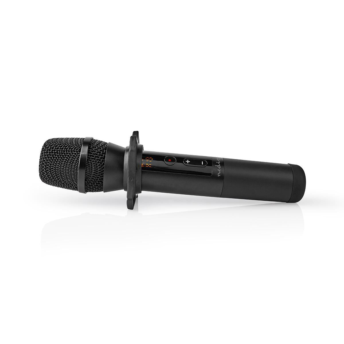 Wireless Microphone Set | 20 Channels | 1 microphone | Cardioid | 70 Hz - 13 kHz | 1000 Ohm | -95 dB | Volume Control | Black