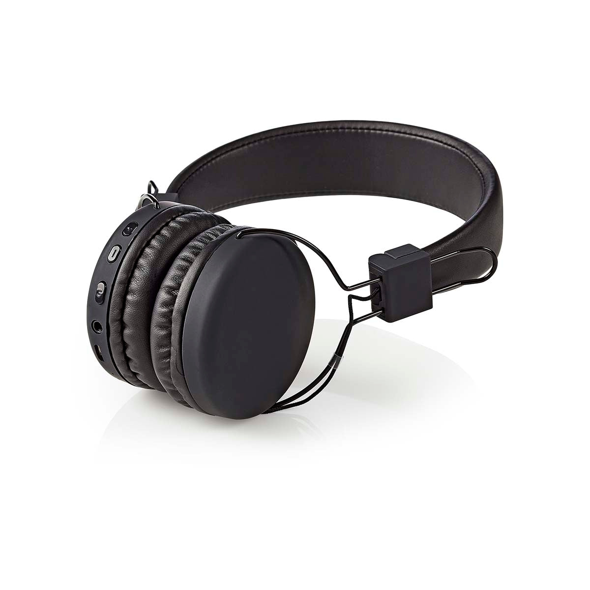 Wireless On-Ear Headphones | Maximum battery life: 15 hours | Built-in microphone | Press Control | Support for voice control | Volume Control | Black