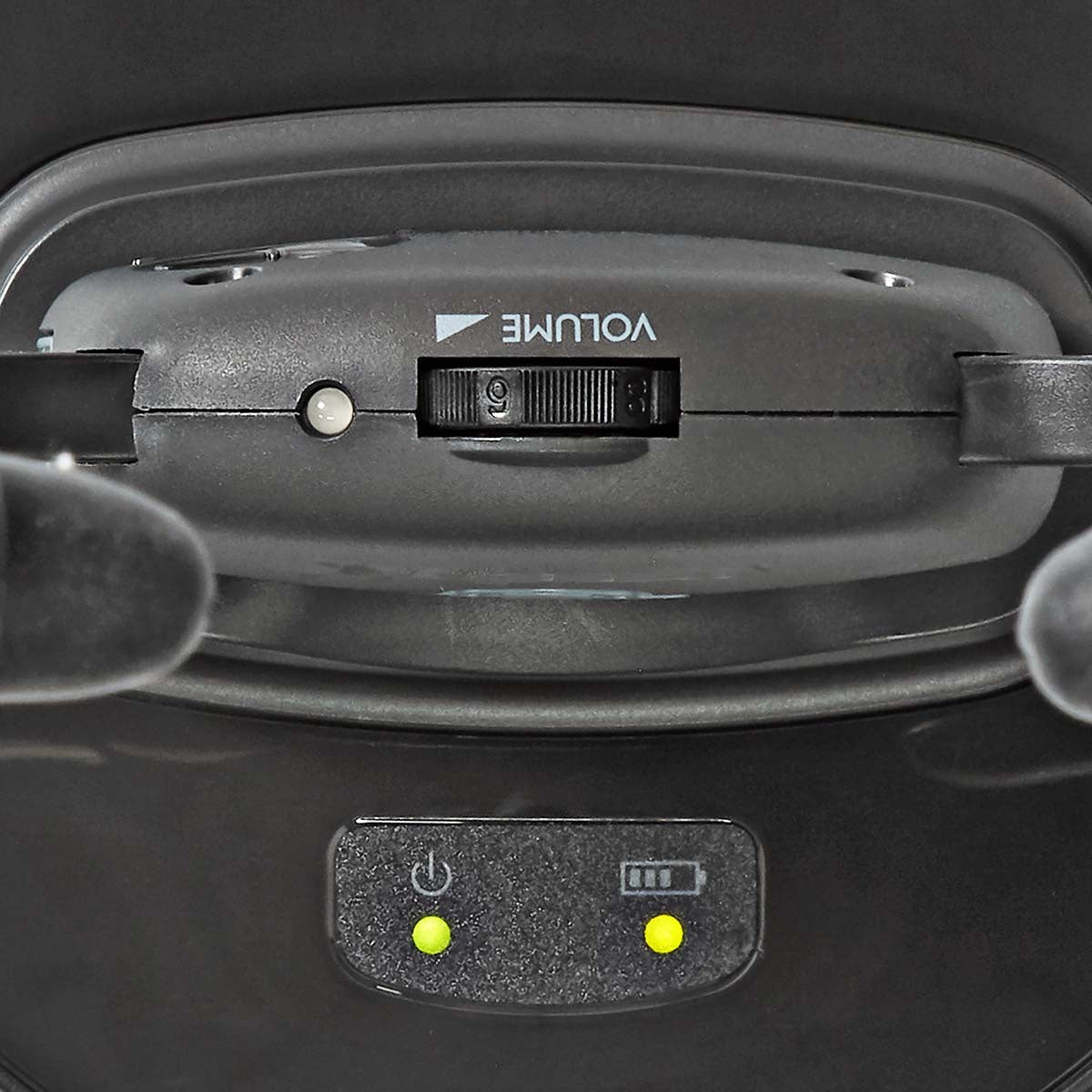 Wireless TV Headphones | RF | In-Ear | Maximum battery play time: 7 hrs | 25 m | Digital Audio | Charging dock | Balance control | Hearing impaired support | Black