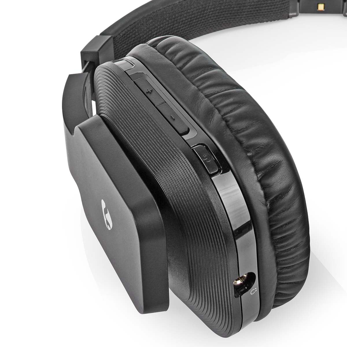 Wireless TV Headphones | RF | Over-Ear | Maximum battery play time: 8 hrs | 25 m | Digital Audio | Charging dock | Black