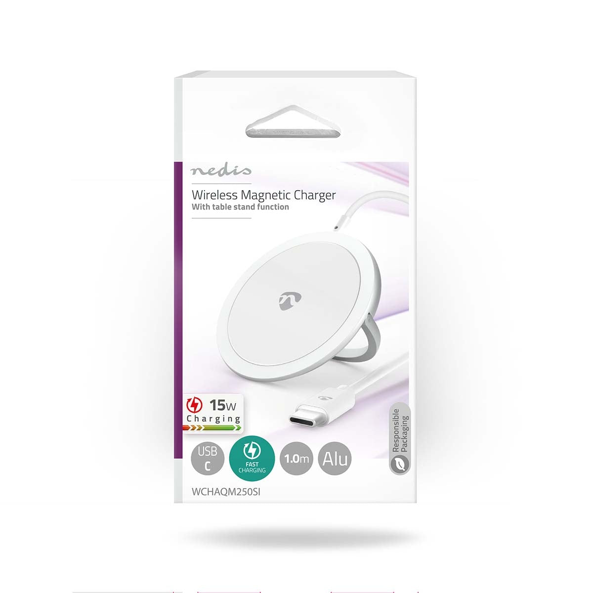 Wireless charging | Set | 5 / 7.5 / 10 / 15 W | 1.0 / 1.1 / 1.67 / 2 A | Cable included | USB Type-C™ | 1.00 m