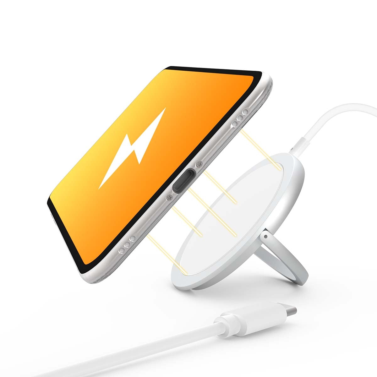 Wireless charging | Set | 5 / 7.5 / 10 / 15 W | 1.0 / 1.1 / 1.67 / 2 A | Cable included | USB Type-C™ | 1.00 m