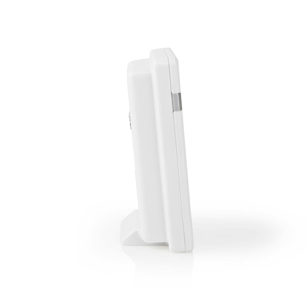 Wireless doorbell | Battery powered | 3 V DC | 1x CR2032 | Volume: 80 dB | Signal range: 300 m | IP44 | 36 Melodies | 1 Recipient | White
